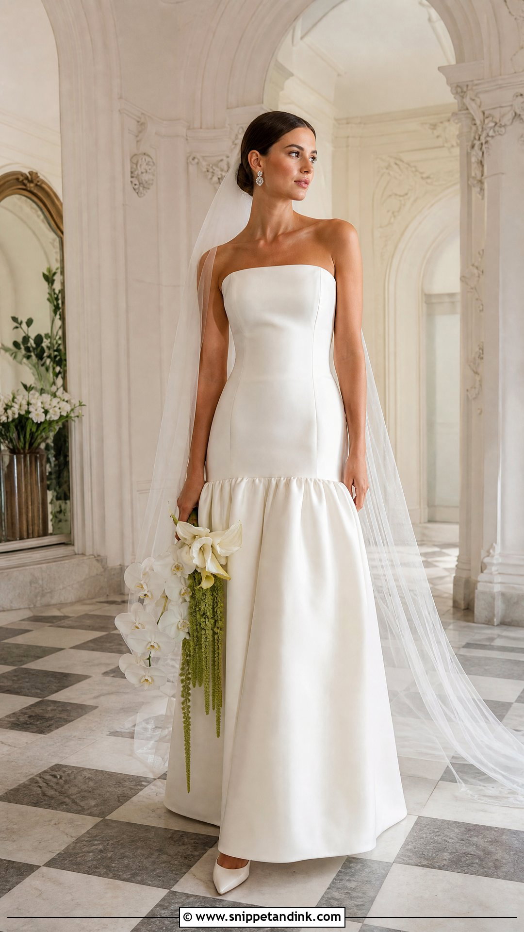 Drop Waist Wedding Dress - Snippet and Ink - 20 Wedding Dress Cuts Ideas