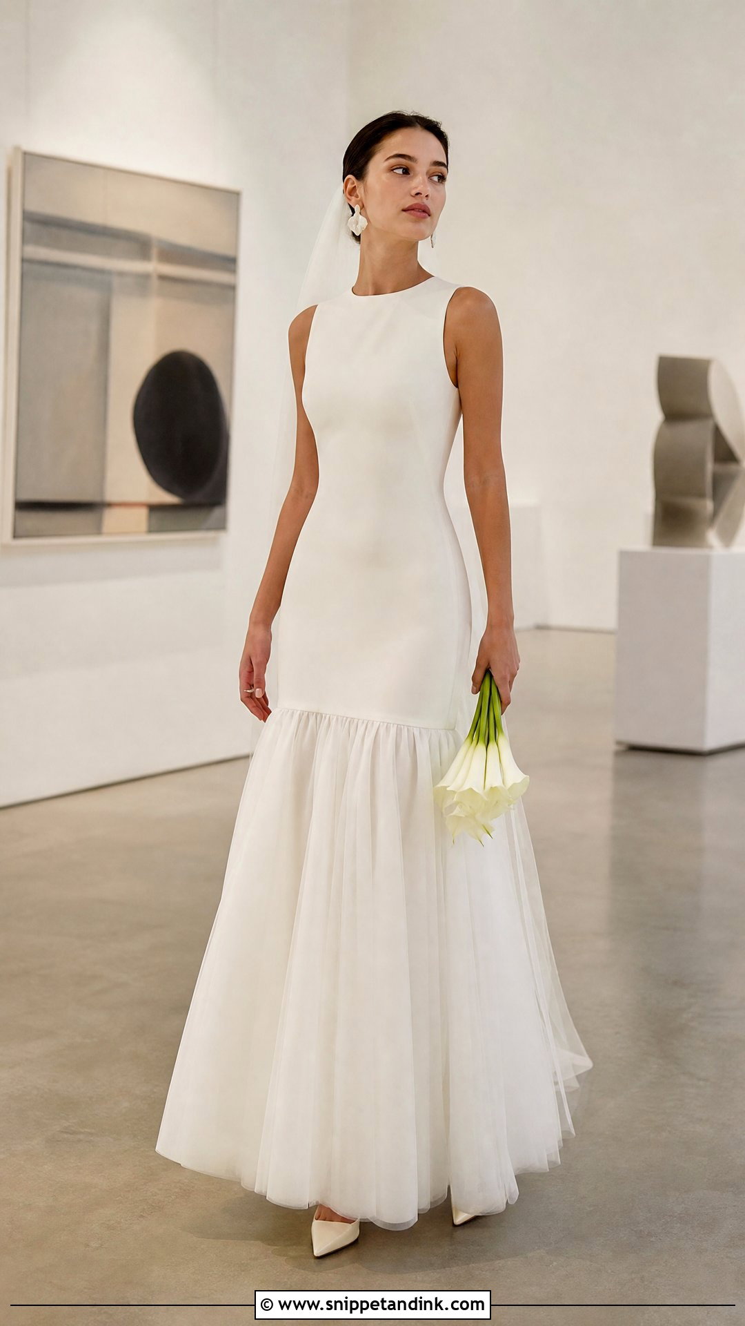 Drop Waist Wedding Dress - Snippet and Ink - 20 Wedding Dress Gallery Ideas