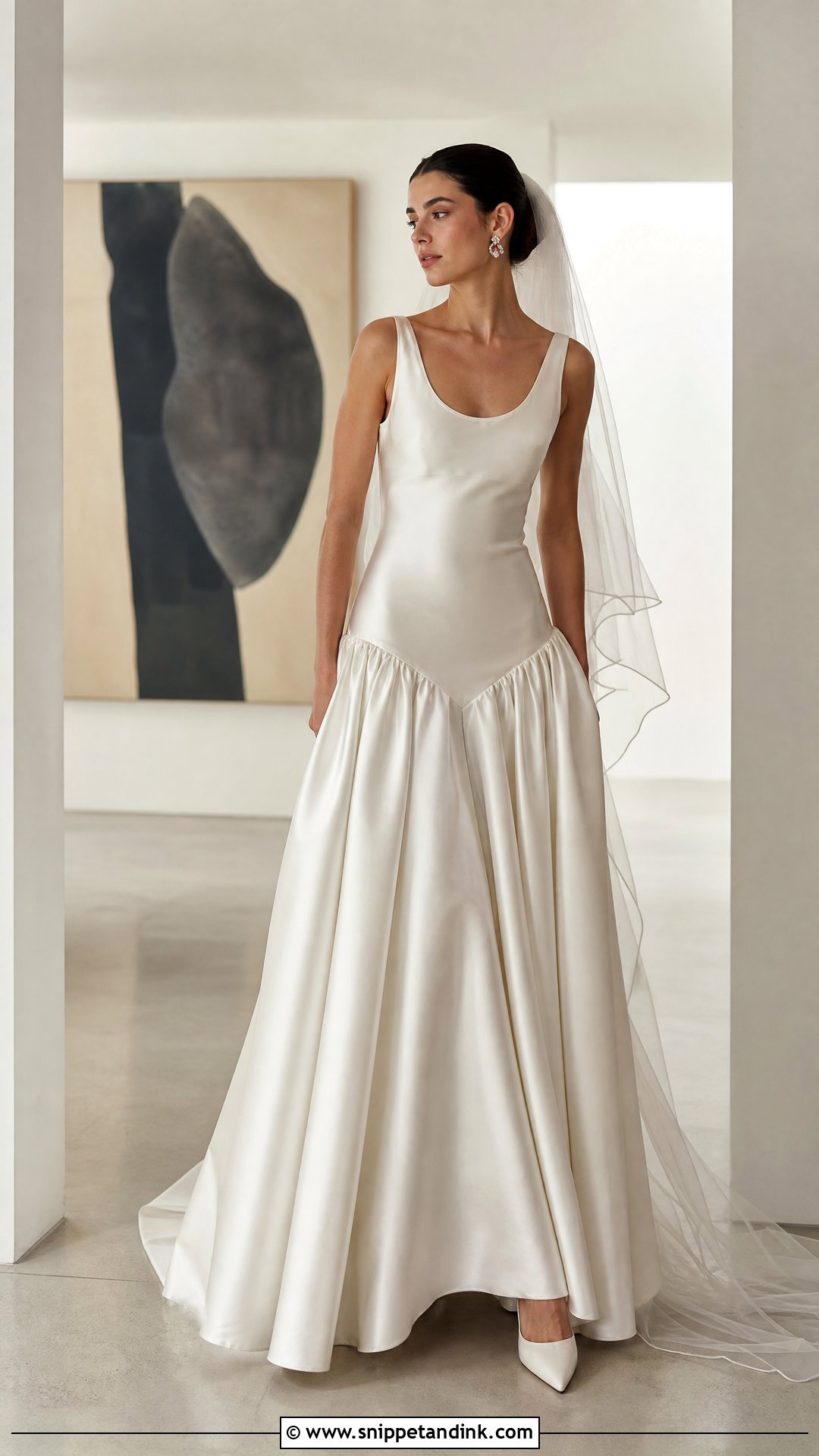 Drop Waist Wedding Dress - Snippet and Ink - 20 Wedding Dresses for Sale