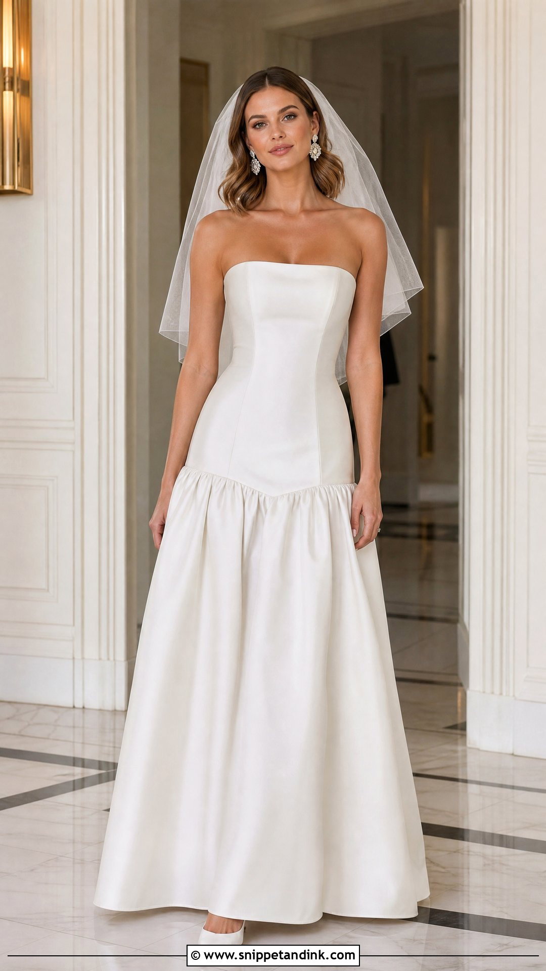 Drop Waist Wedding Dress - Snippet and Ink - 20 Wedding Dresses Photos