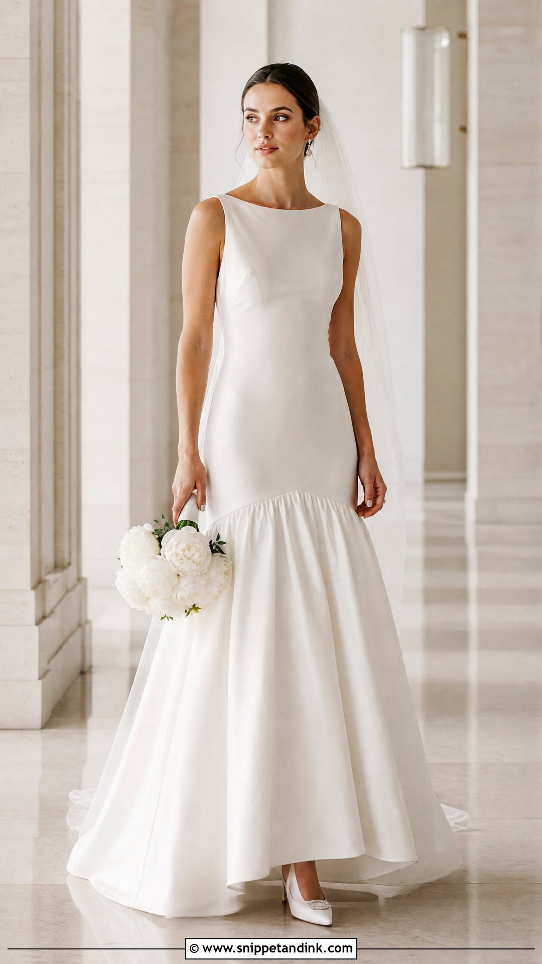 Drop Waist Wedding Dress - Snippet and Ink - 20 Wedding Dresses Shapes