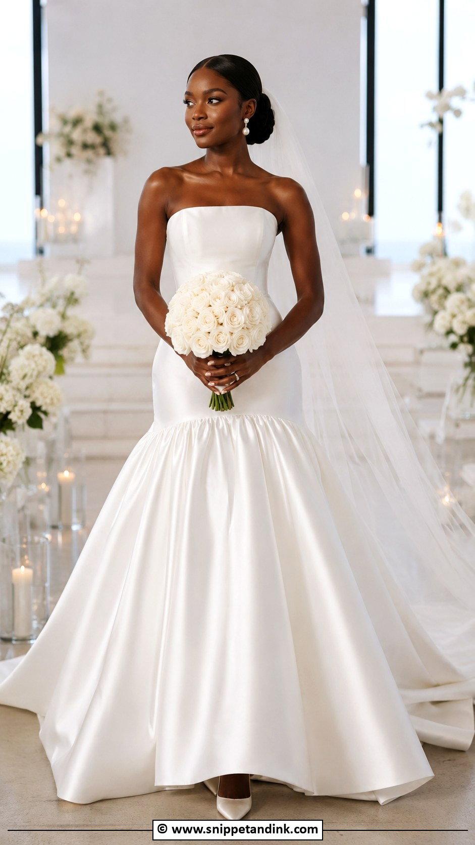 Drop Waist Wedding Dress - Snippet and Ink - 30 Dream Wedding Dresses Black Women
