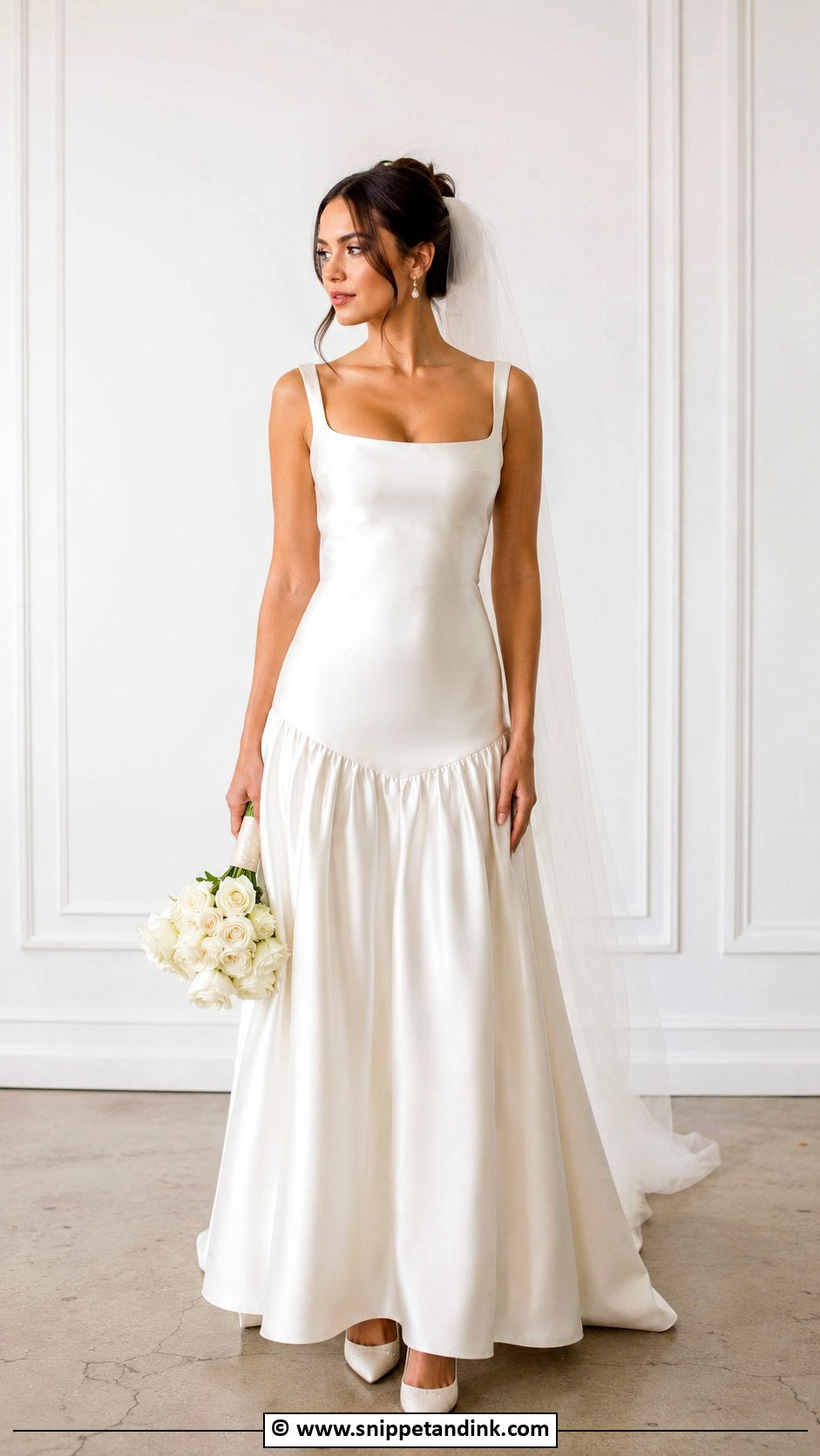 Drop Waist Wedding Dress - Snippet and Ink - 25 Enchanting Wedding Dress Ideas