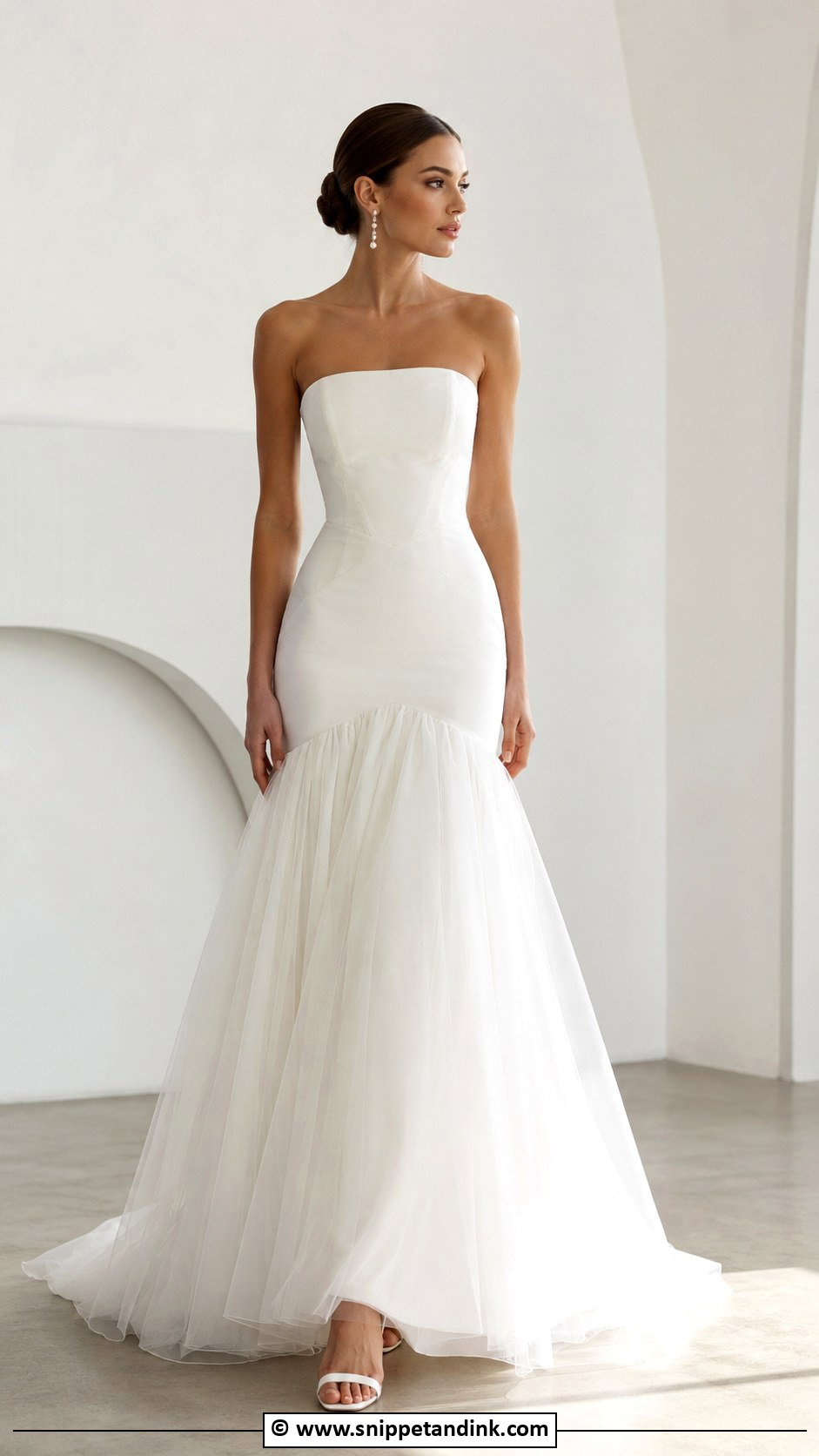 Drop Waist Wedding Dress - Snippet and Ink - 30 Flowy Wedding Dress Ideas