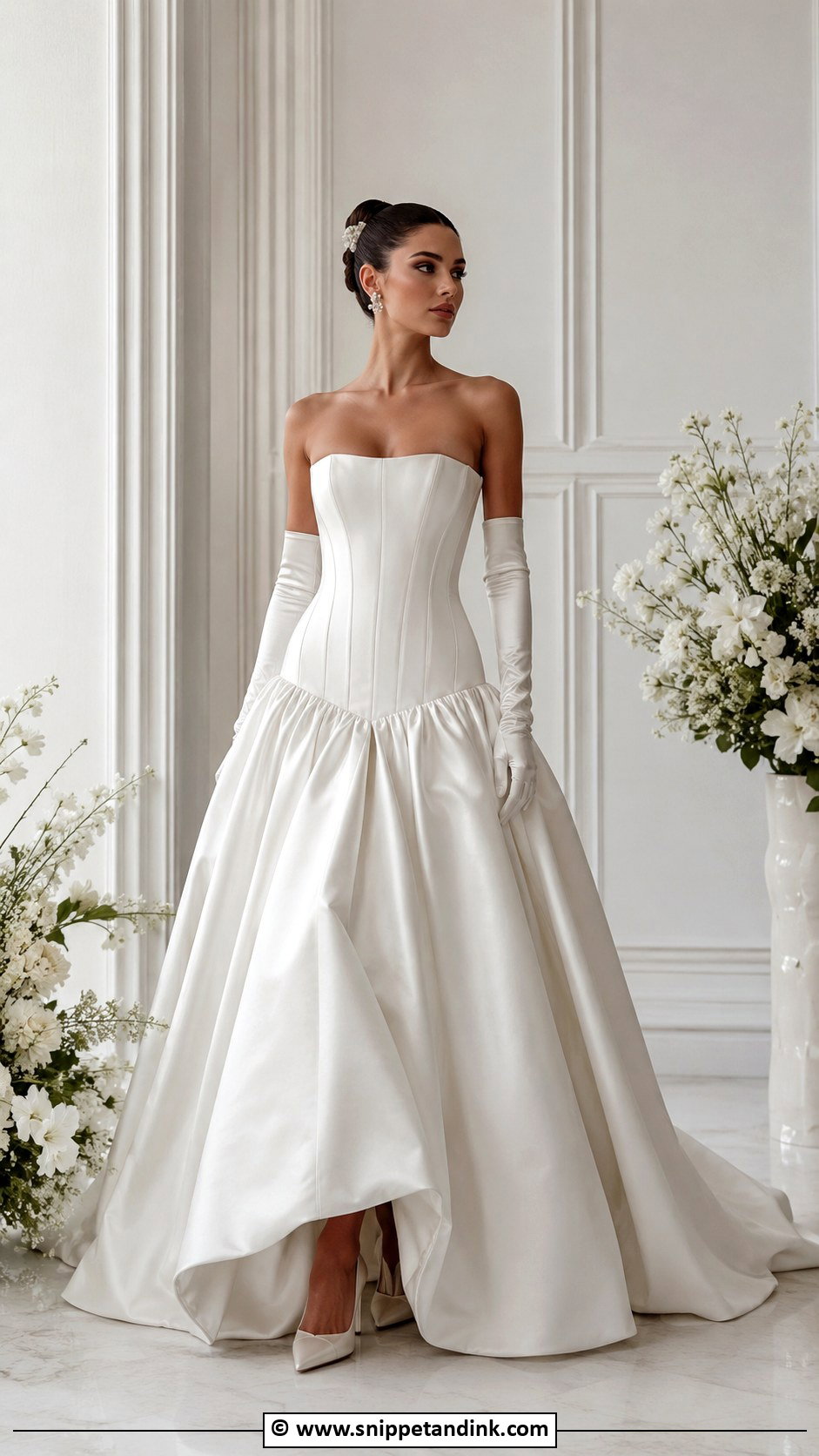 Drop Waist Wedding Dress - Snippet and Ink - 30 Luxury Wedding Dress Ideas
