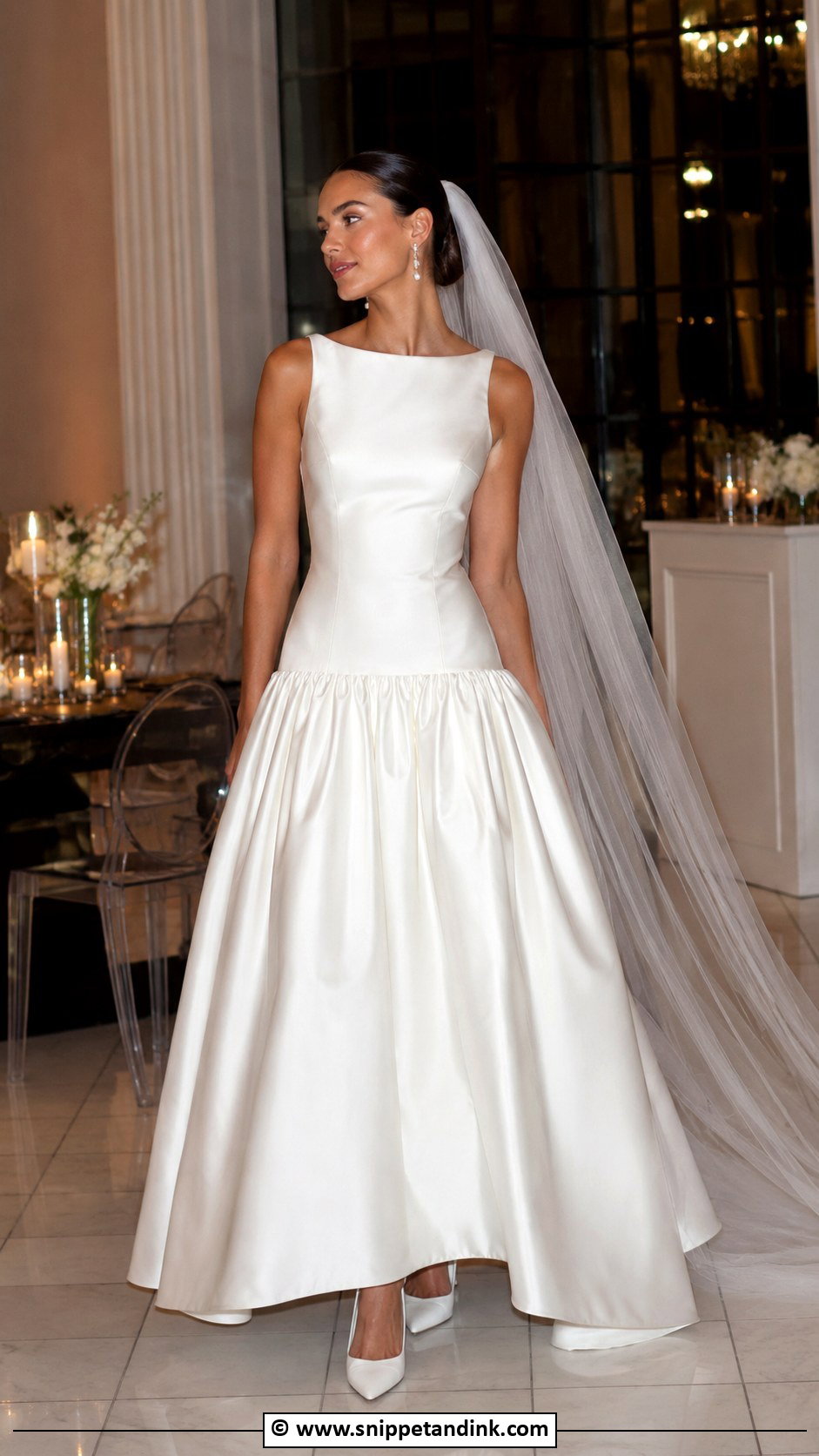 Drop Waist Wedding Dress - Snippet and Ink - 30 Mystical Wedding Dress Ideas