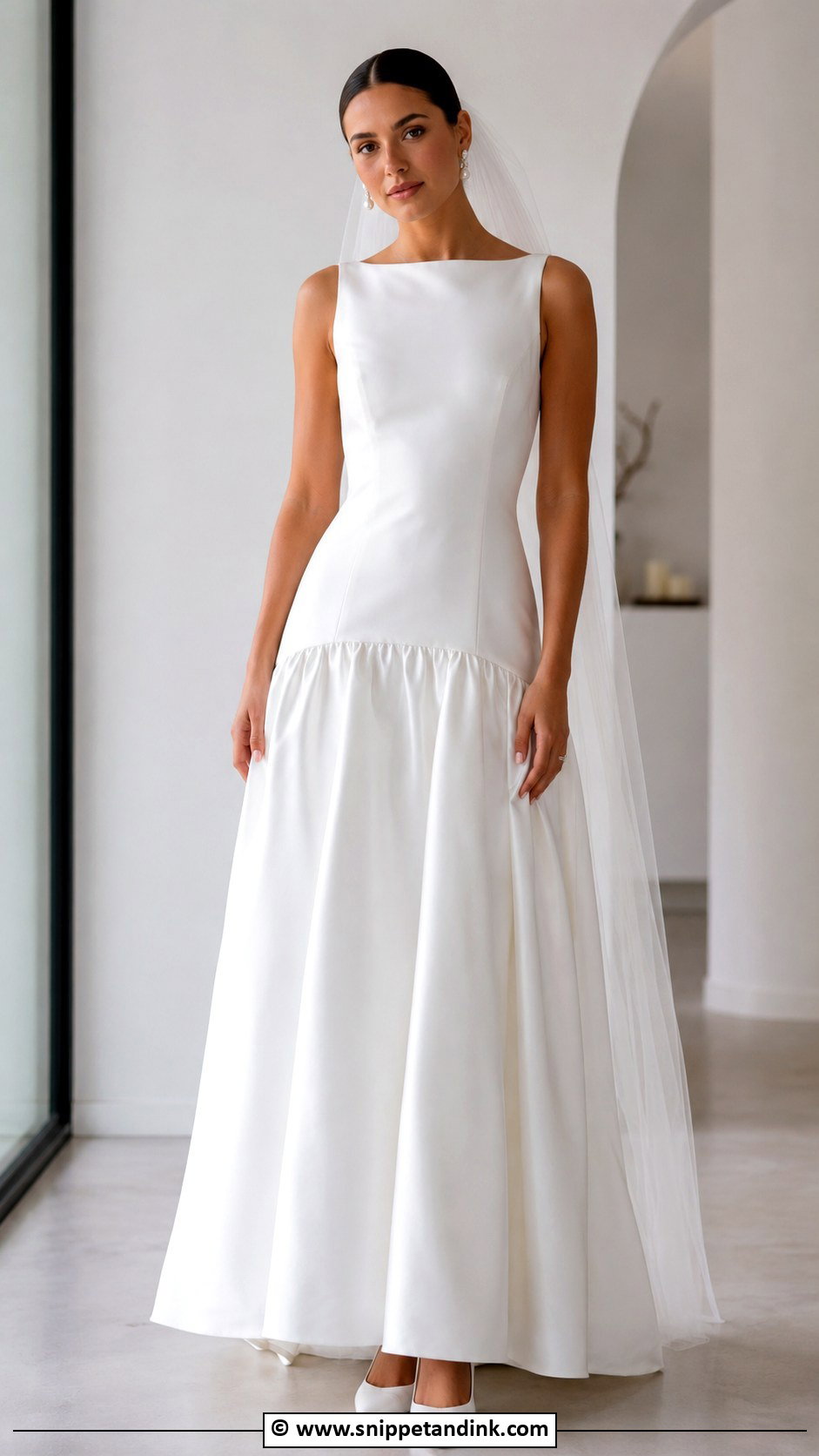 Drop Waist Wedding Dress - Snippet and Ink - 30 Pretty Wedding Dresses