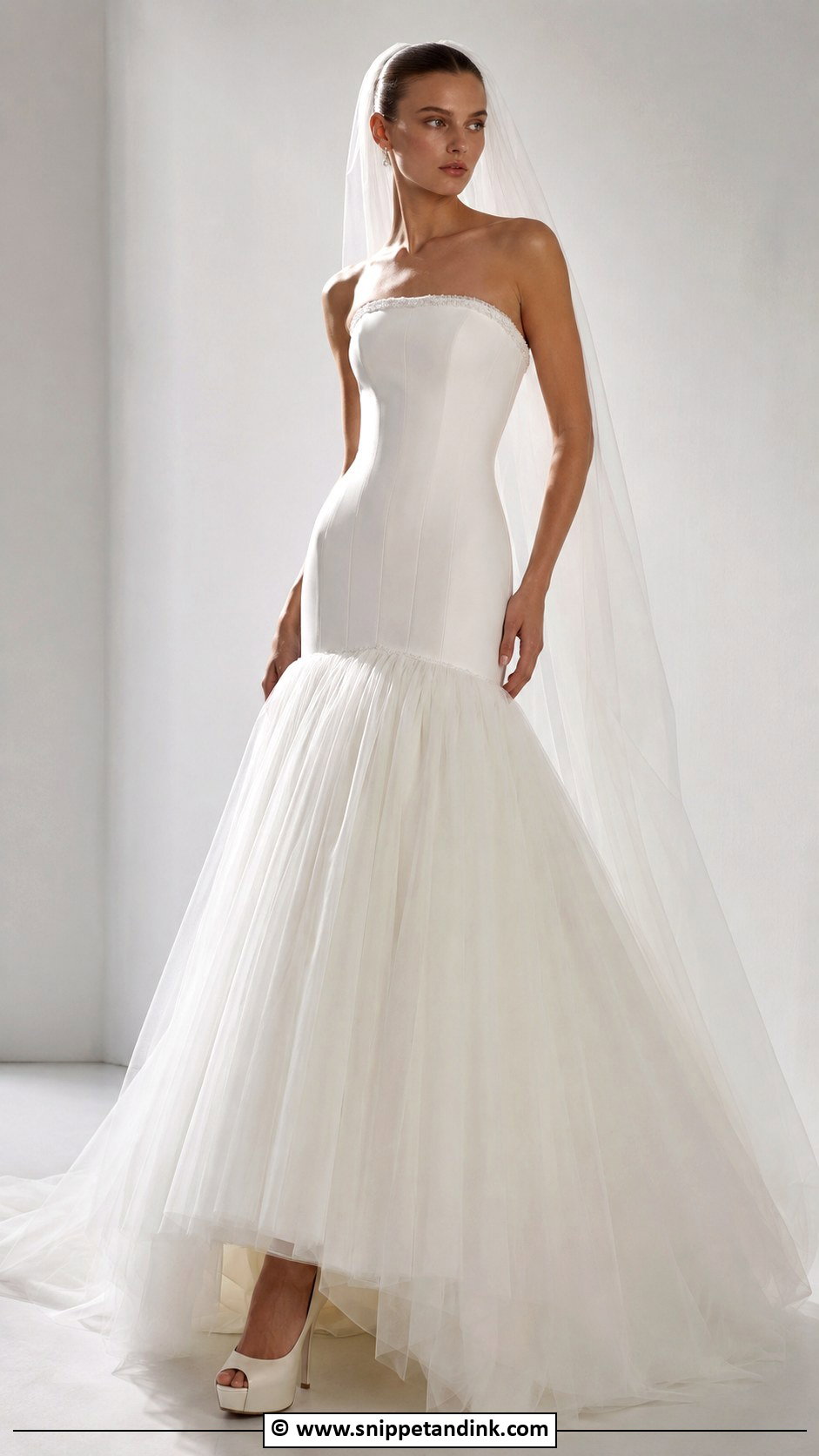 Drop Waist Wedding Dress - Snippet and Ink - 30 Wedding Dress 2025 Ideas