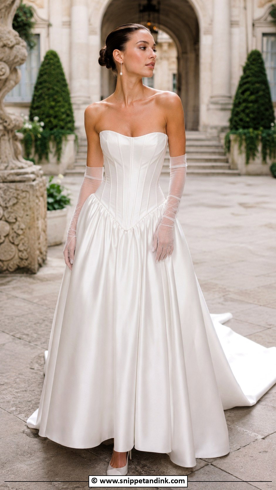Drop Waist Wedding Dress - Snippet and Ink - 25 Trending Wedding Dresses