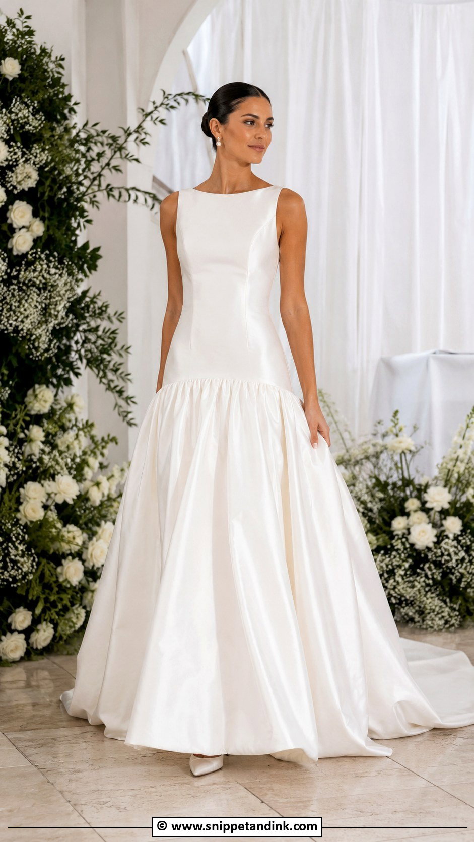 Drop Waist Wedding Dress - Snippet and Ink - 35 Unique Wedding Dresses