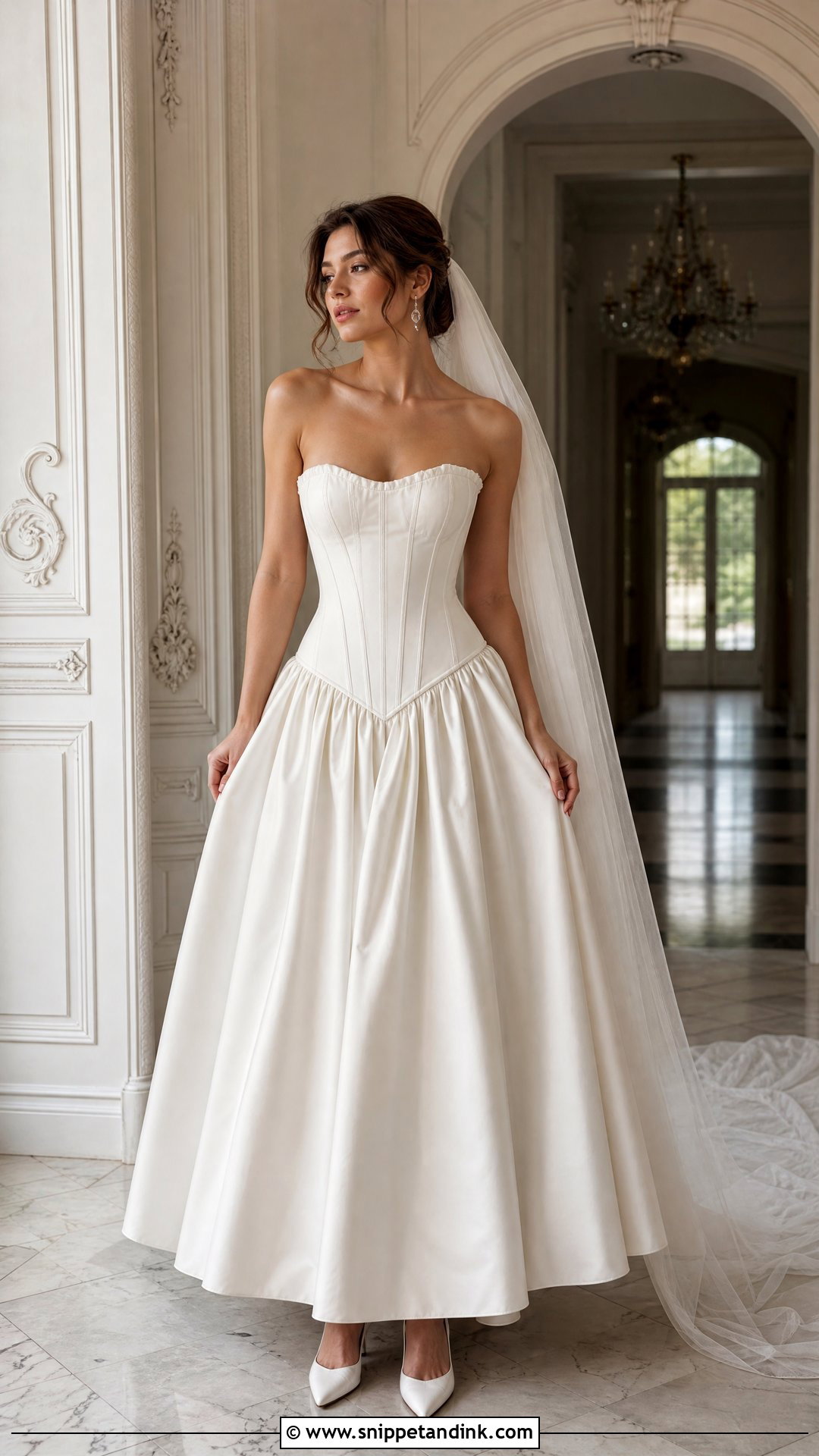 Drop Waist Wedding Dress - Snippet and Ink - 25 Magical Wedding Dress Ideas