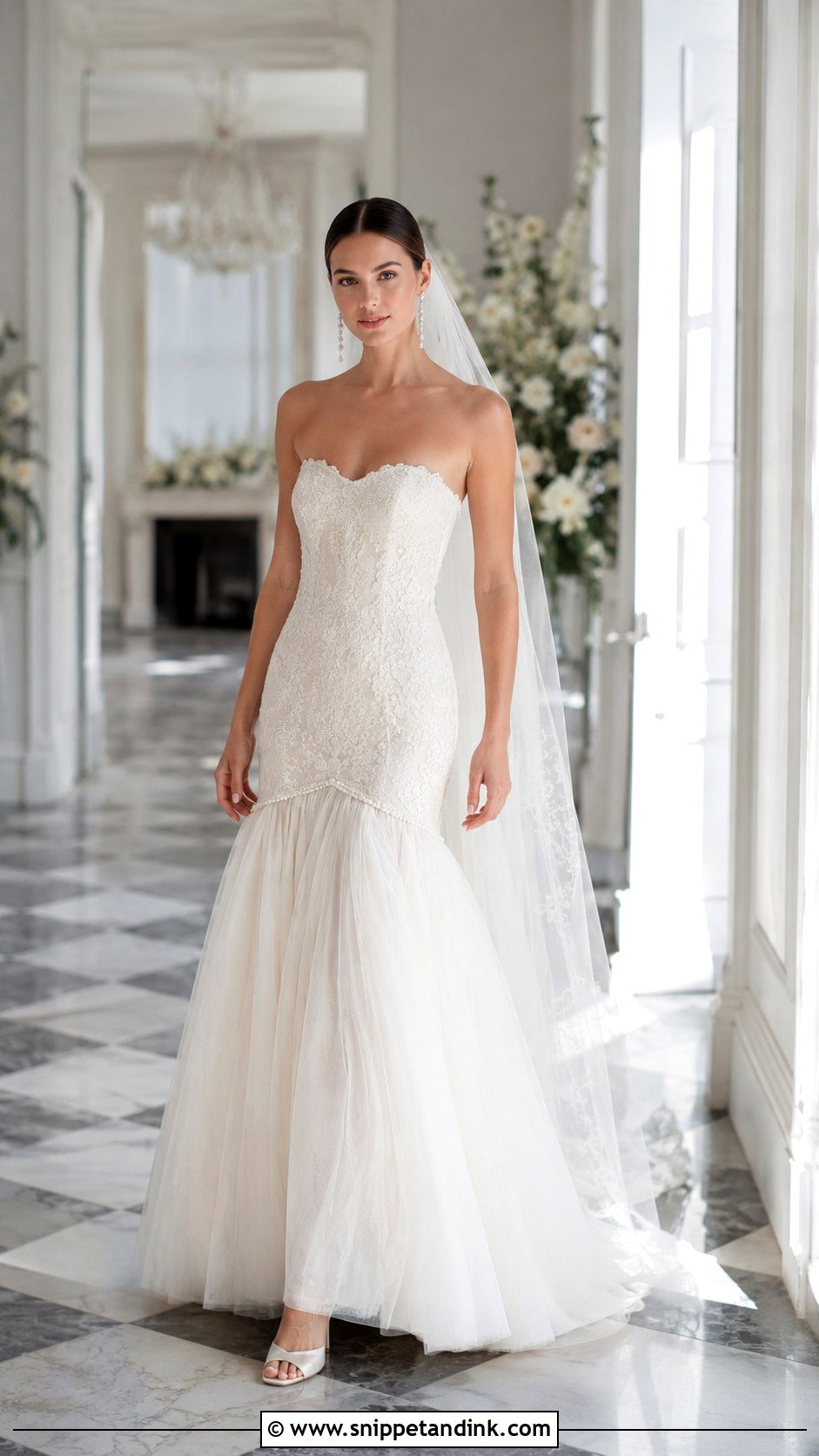 Drop Waist Wedding Dress - Snippet and Ink - 25 Soft Romantic Wedding Dress Ideas