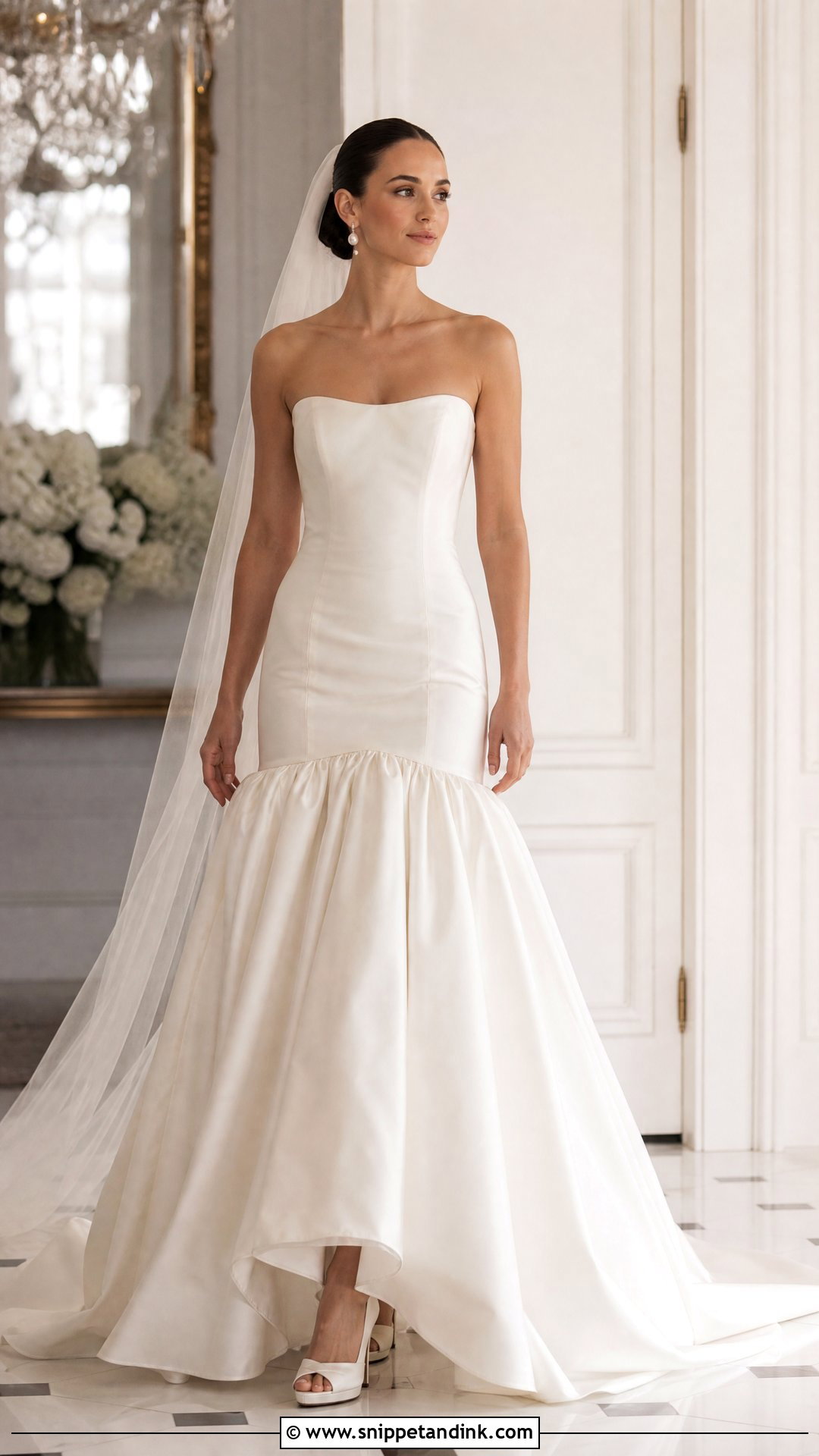 Drop Waist Wedding Dress - Snippet and Ink - 25 Modern Wedding Dresses