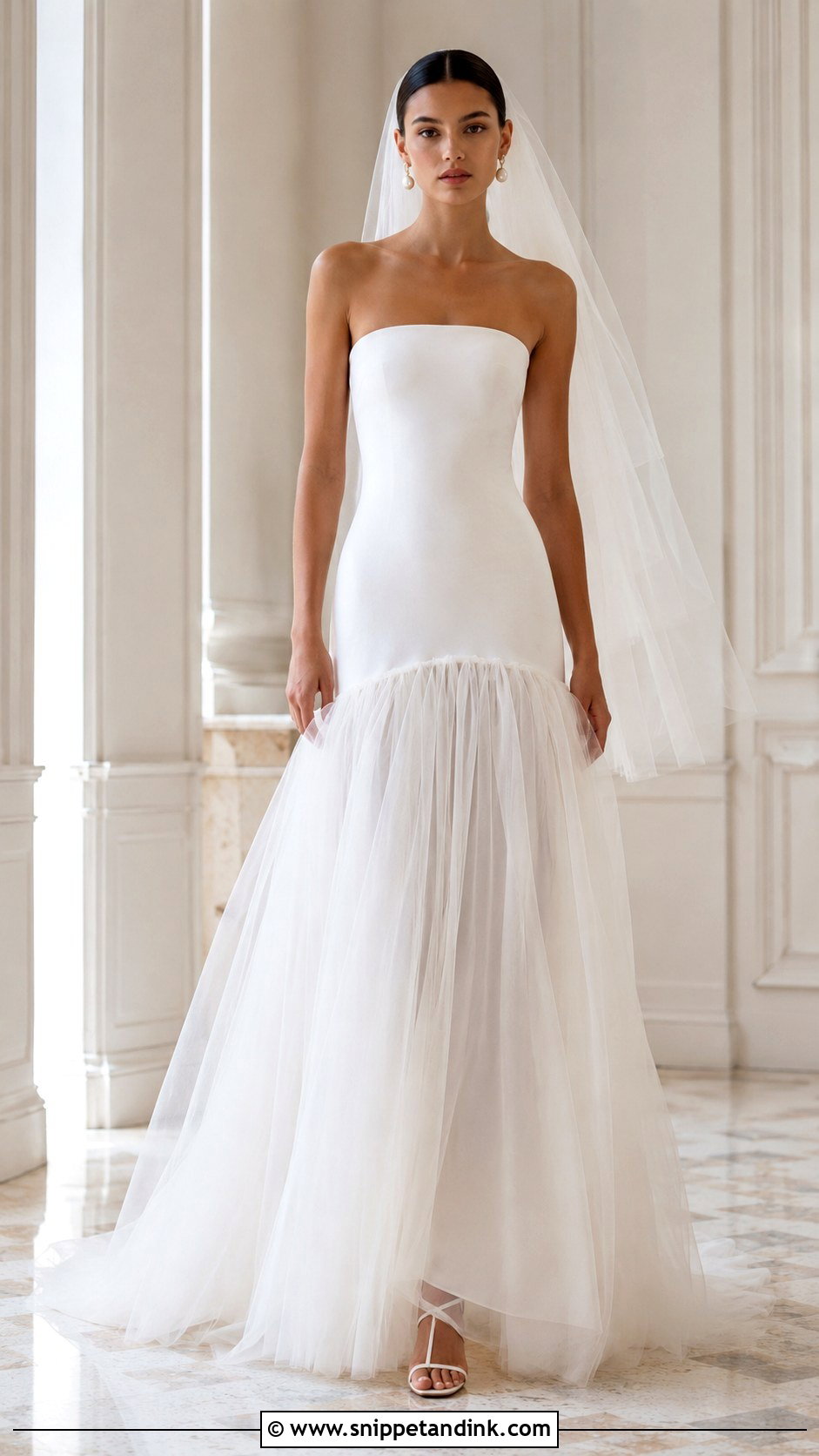 Drop Waist Wedding Dress - Snippet and Ink - 30 Stunning Wedding Dresses