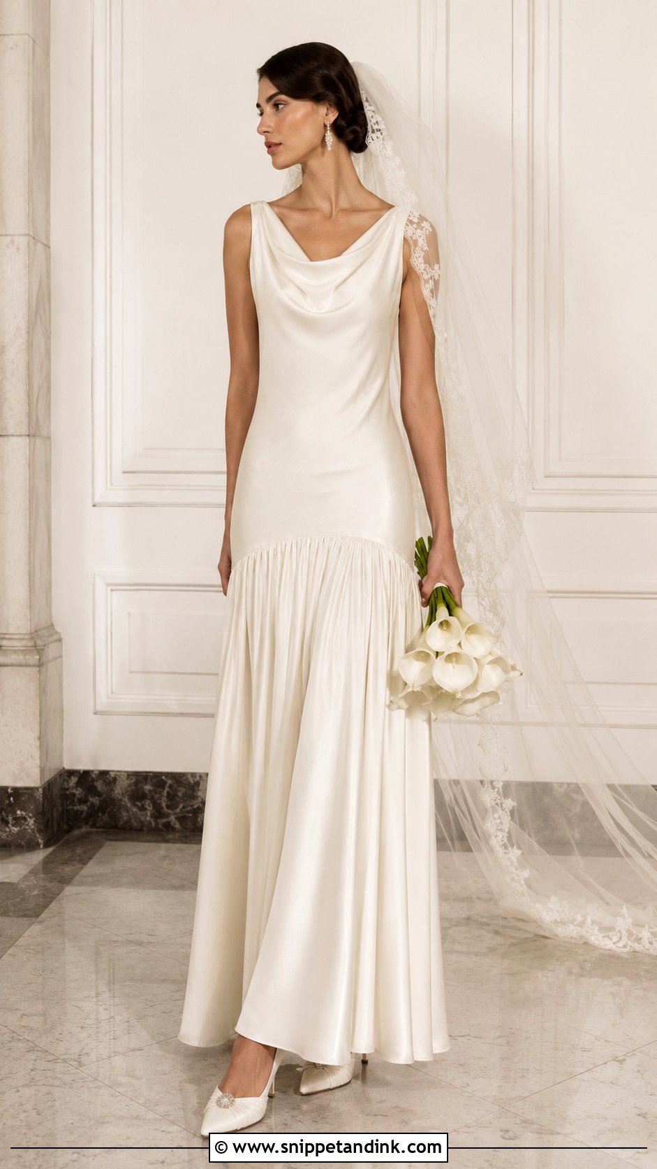Drop Waist Wedding Dress - Snippet and Ink - 30 Vintage Romantic Wedding Dress Ideas