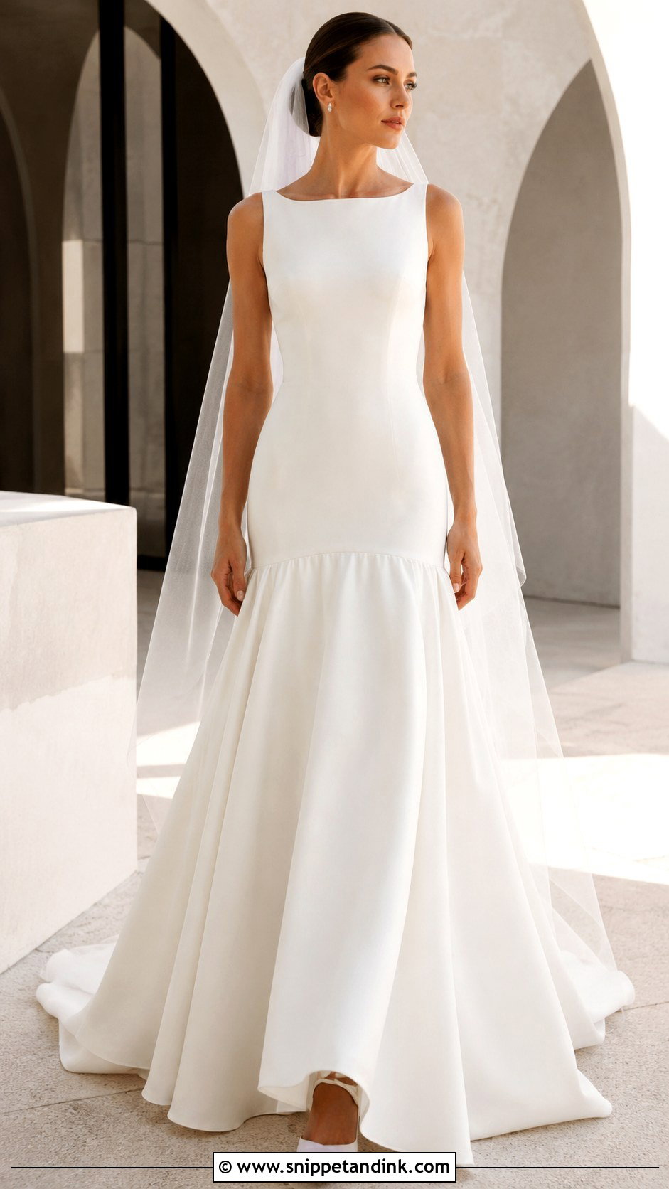 Drop Waist Wedding Dress - Snippet and Ink - 30 Wedding Dress Design Ideas