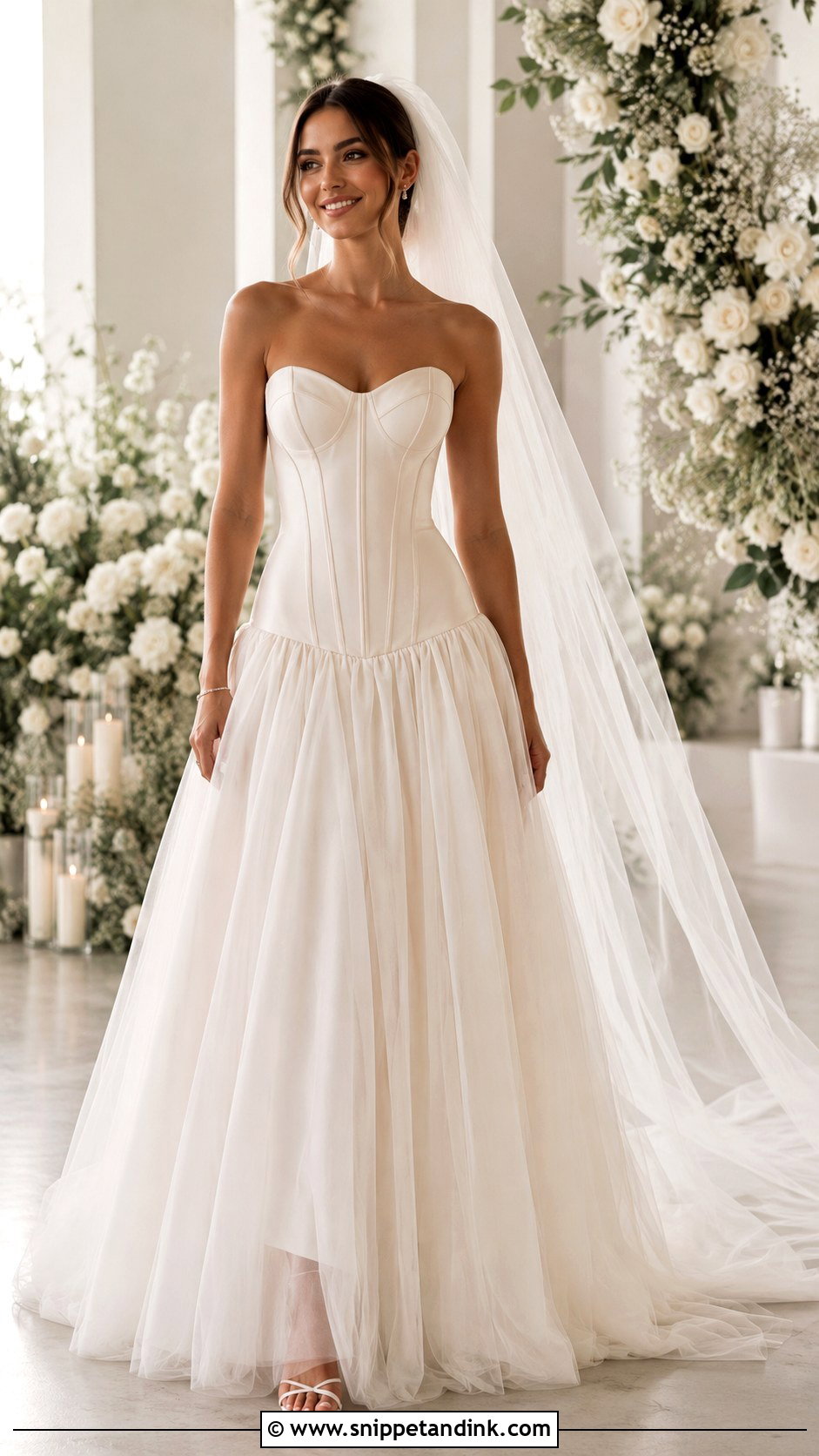 Drop Waist Wedding Dress - Snippet and Ink - 30 Wedding Dresses Aesthetic