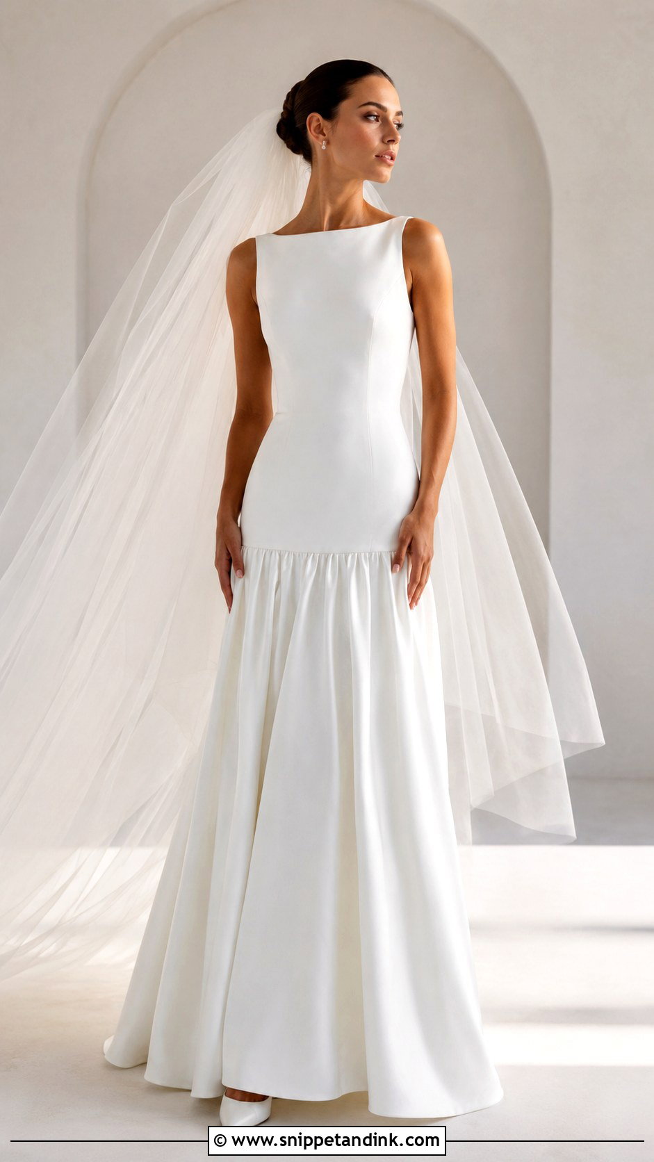 Drop Waist Wedding Dress - Snippet and Ink - 30 Weddingdress Ideas