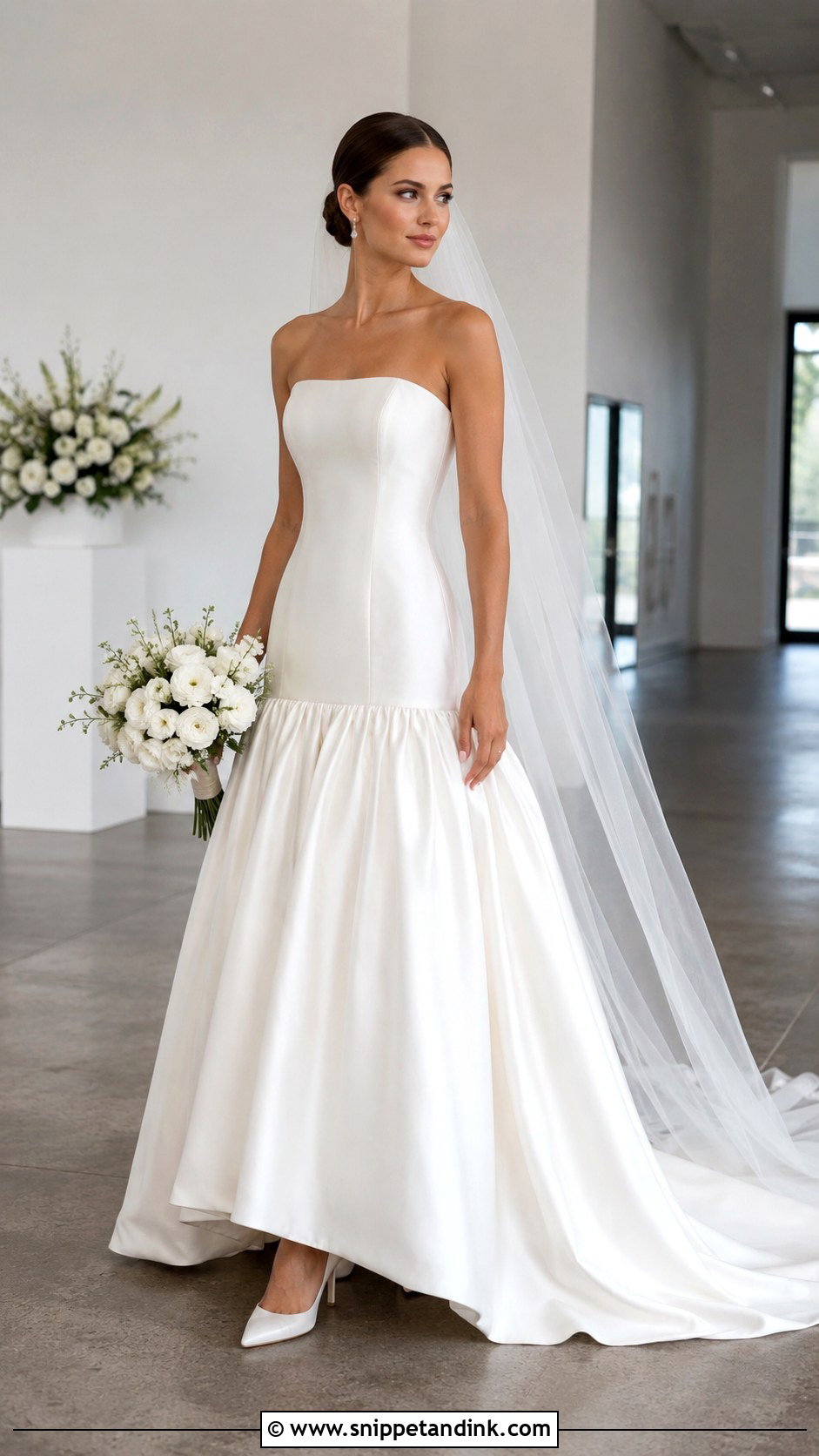 Drop Waist Wedding Dress - Snippet and Ink - 20 Best Lady Wedding Dress Styles