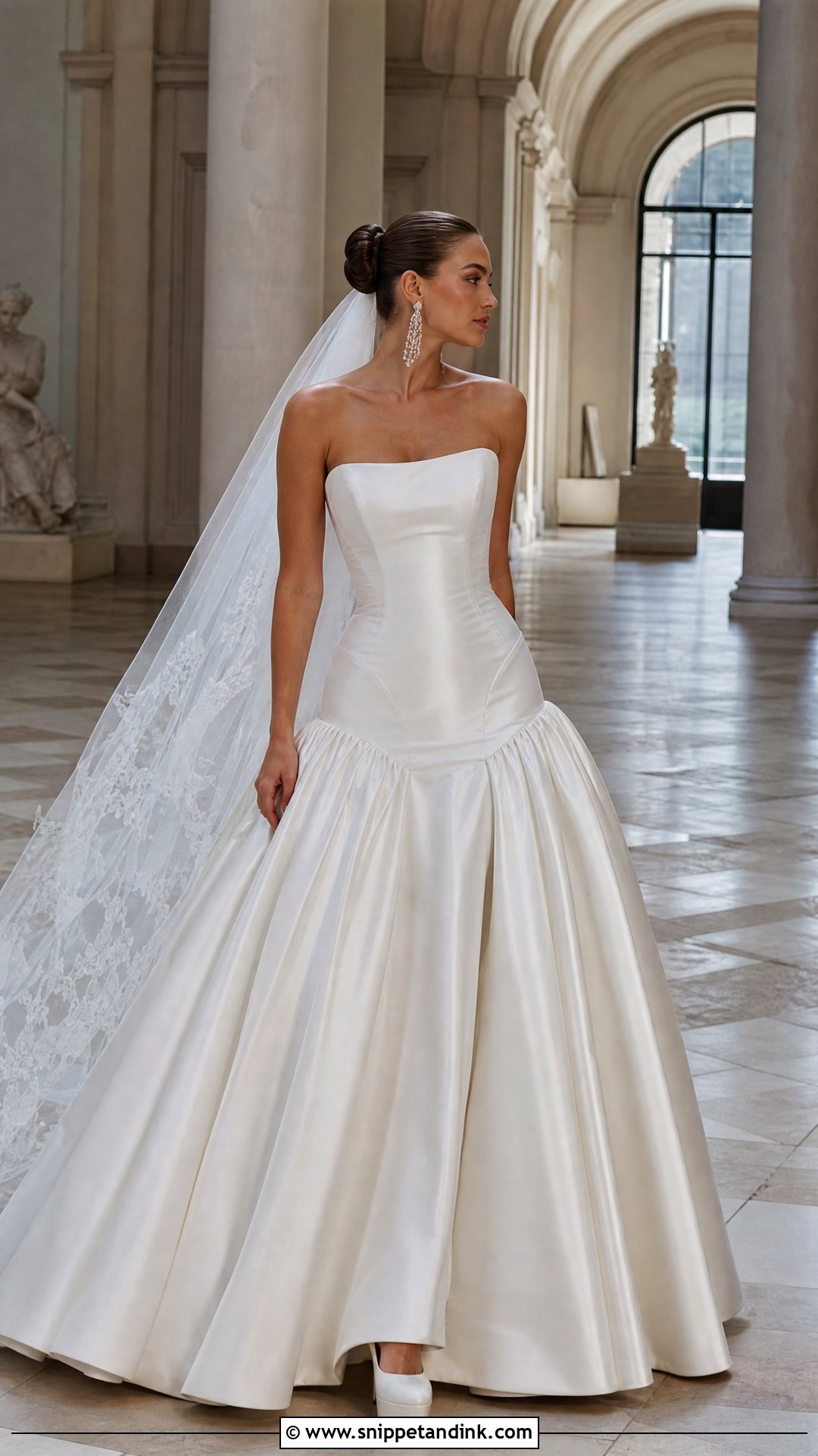 Drop Waist Wedding Dress - Snippet and Ink - 20 Glamorous Wedding Dress Ideas