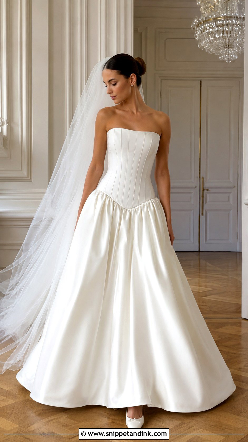 Drop Waist Wedding Dress - Snippet and Ink - 20 Statement Wedding Dress Ideas