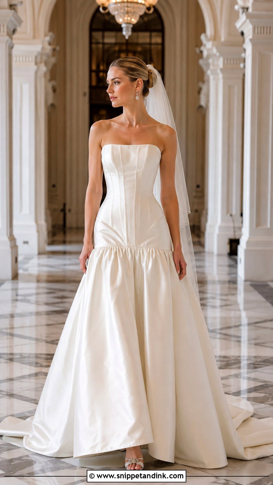 Drop Waist Wedding Dress - Snippet and Ink - 20 Wedding Dress Silhouette Ideas