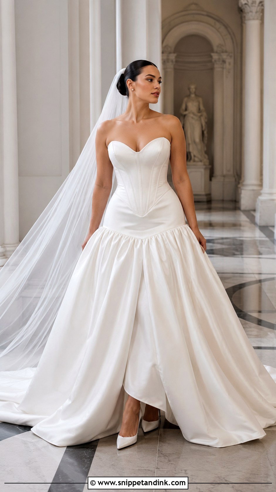 Drop Waist Wedding Dress - Snippet and Ink - 20 Wedding Dresses for Midsize Brides