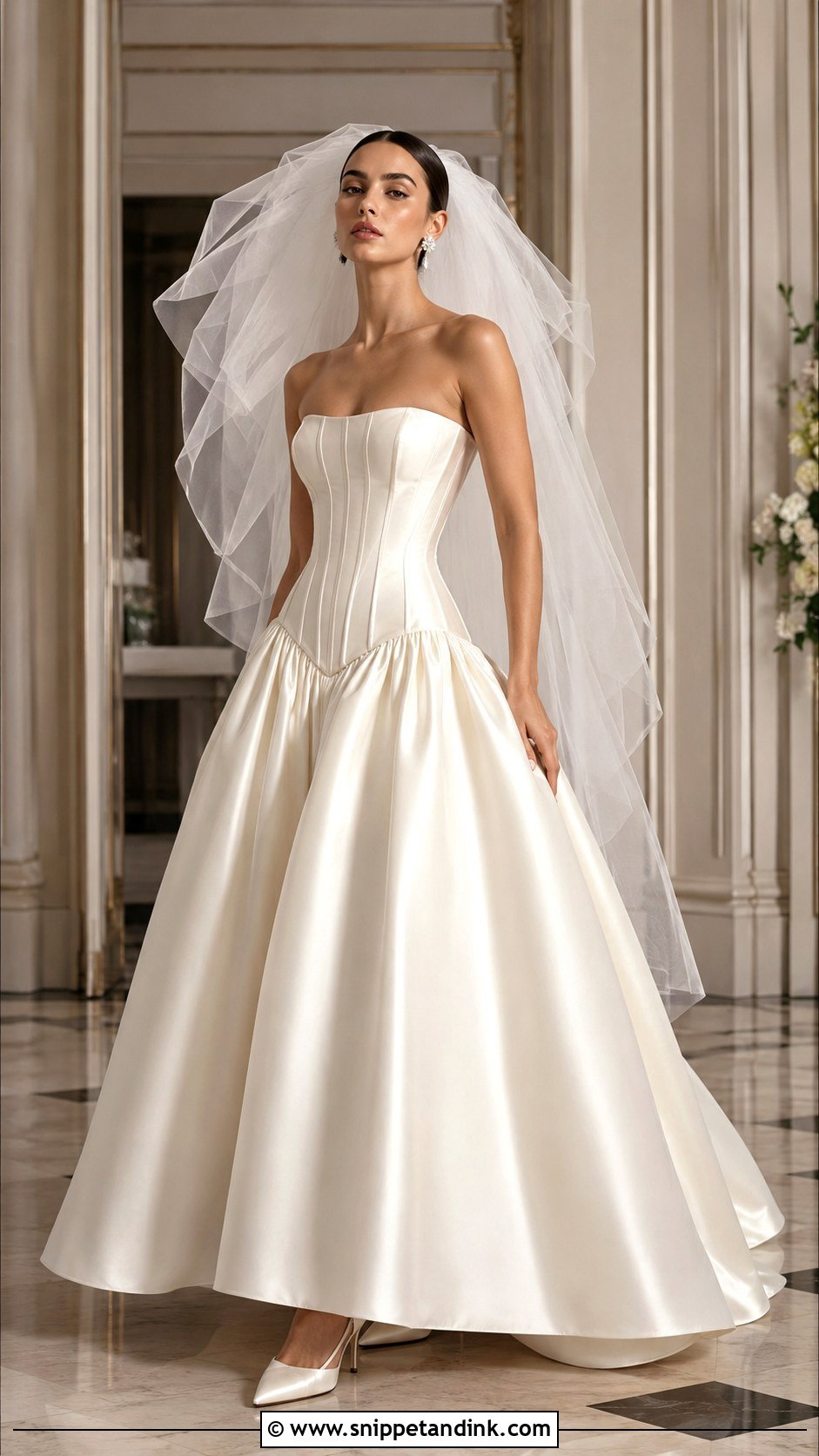 Drop Waist Wedding Dress - Snippet and Ink - 25 Avant Garde Wedding Dress Ideas