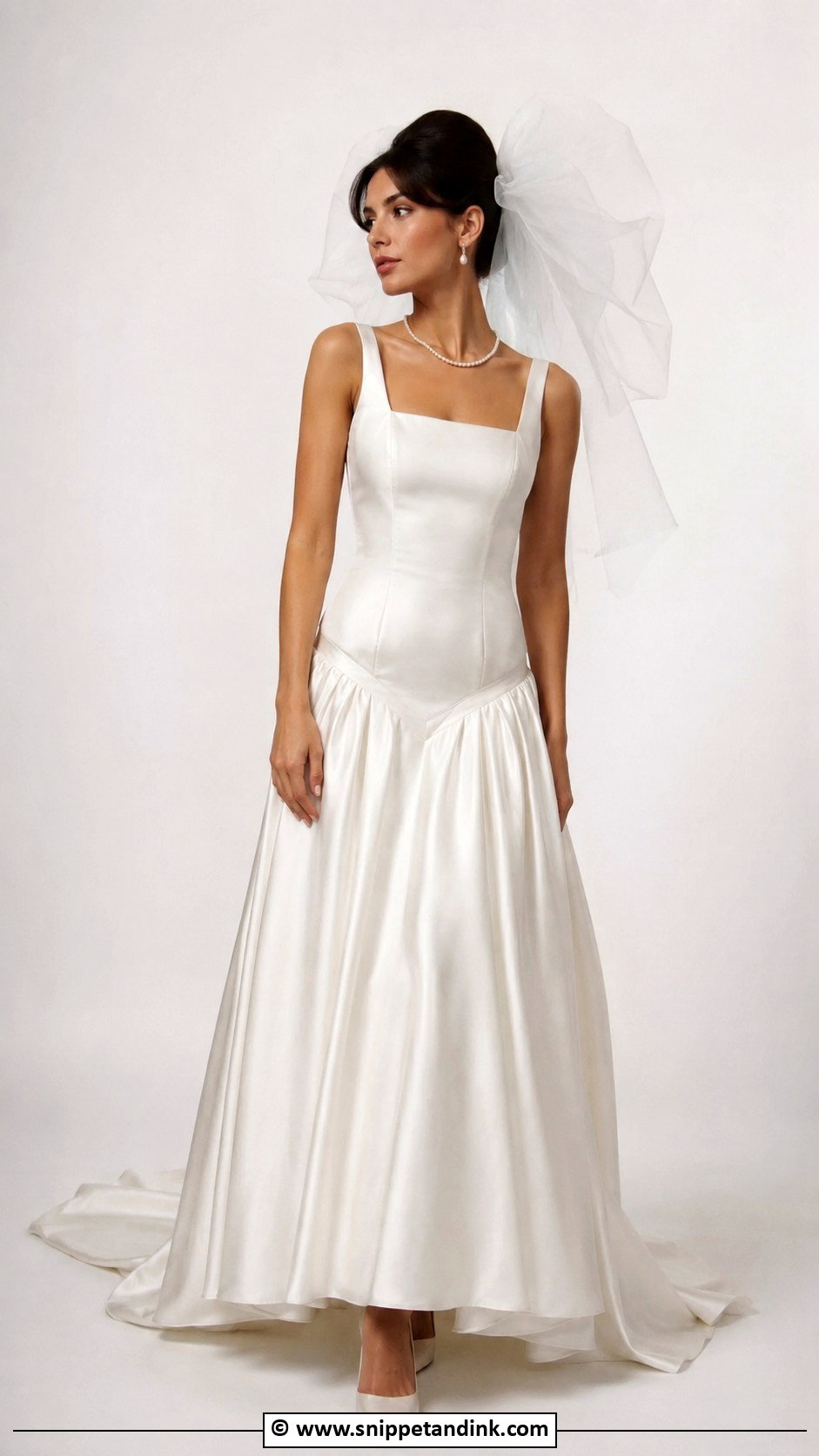 Drop Waist Wedding Dress - Snippet and Ink - 25 Vintage Style Wedding Dresses