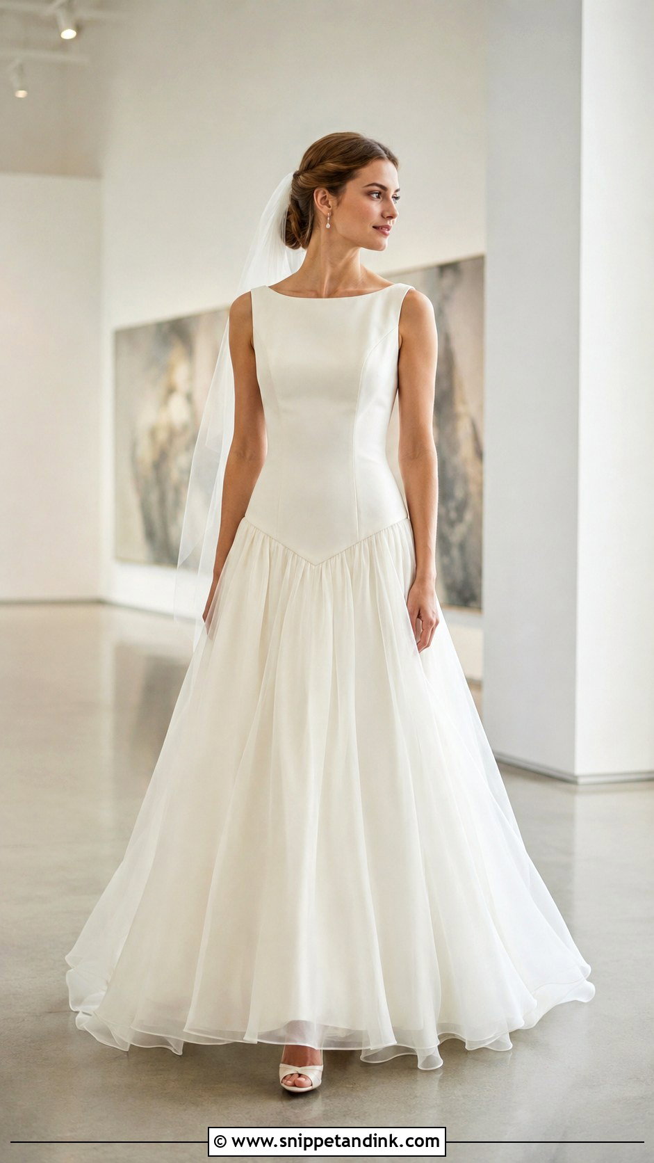 Drop Waist Wedding Dress - Snippet and Ink - 25 Classic Elegant Wedding Dress Ideas
