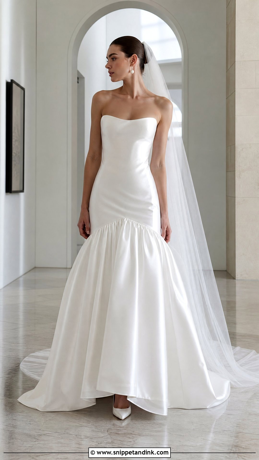 Drop Waist Wedding Dress - Snippet and Ink - 25 Dreamy Romantic Elegant Wedding Dress Ideas