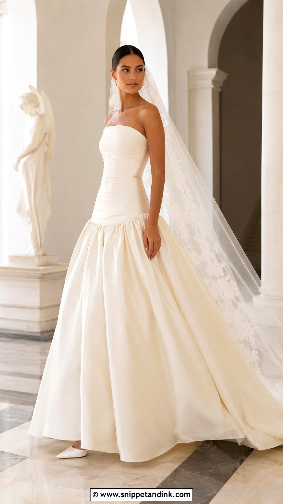 Drop Waist Wedding Dress - Snippet and Ink - 25 Dress Design for Wedding Ideas
