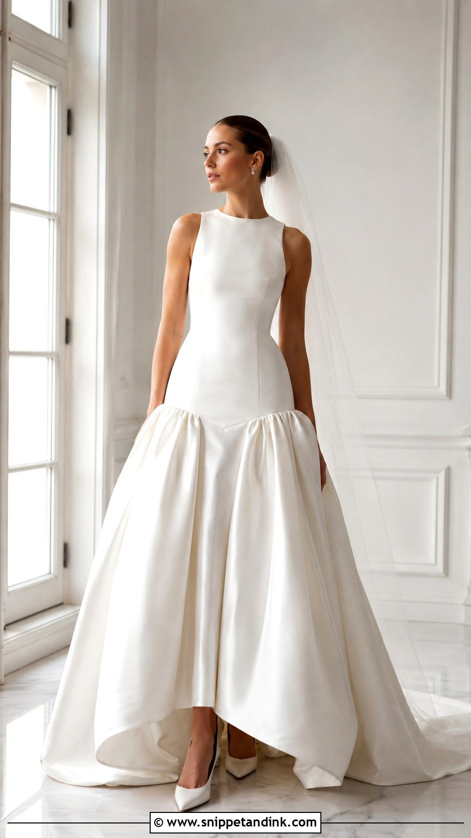 Drop Waist Wedding Dress - Snippet and Ink - 25 Fall Wedding Dresses Bride