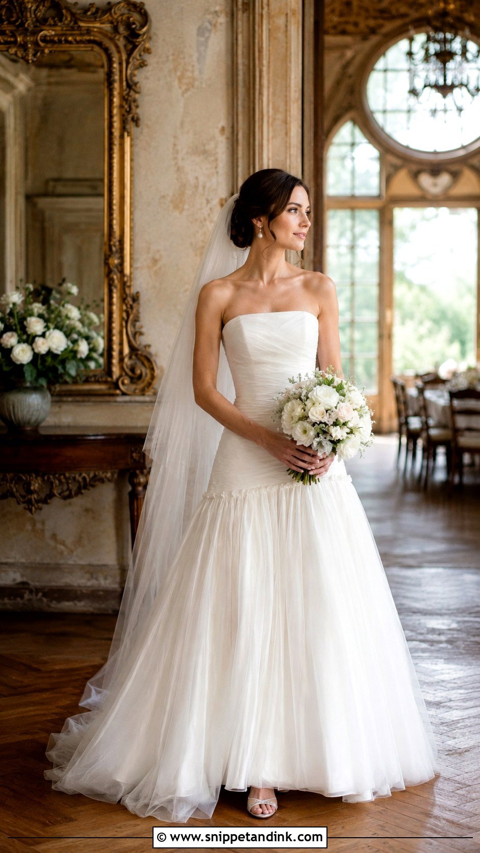 Drop Waist Wedding Dress - Snippet and Ink - 25 Flowy Romantic Wedding Dress Ideas