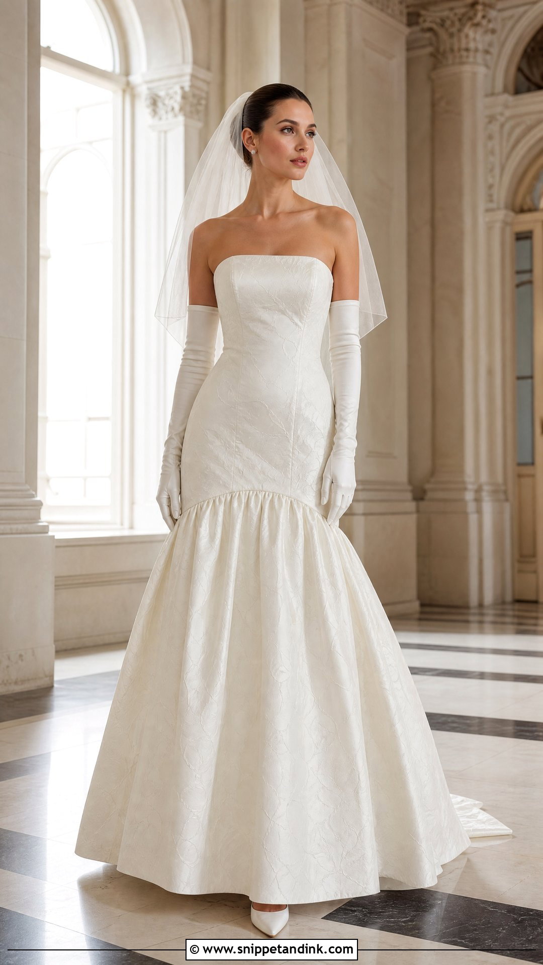 Drop Waist Wedding Dress - Snippet and Ink - 25 High Fashion Wedding Dress Ideas