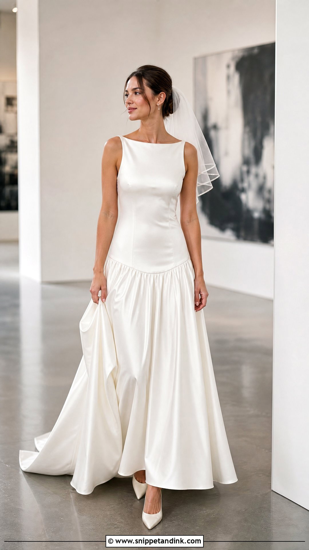 Drop Waist Wedding Dress - Snippet and Ink - 25 New Wedding Dresses