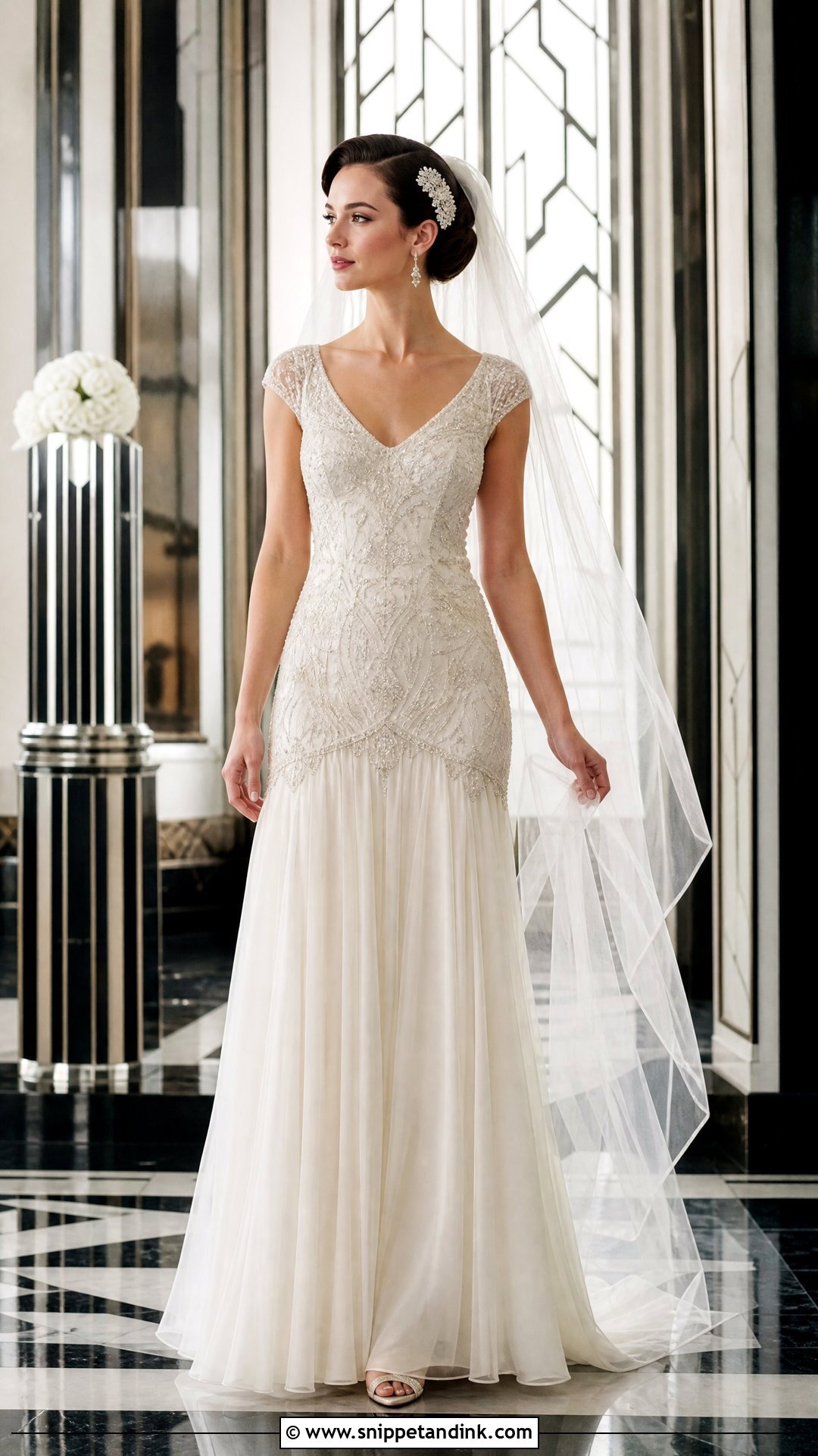Drop Waist Wedding Dress - Snippet and Ink - 25 Old Fashioned Wedding Dress Ideas