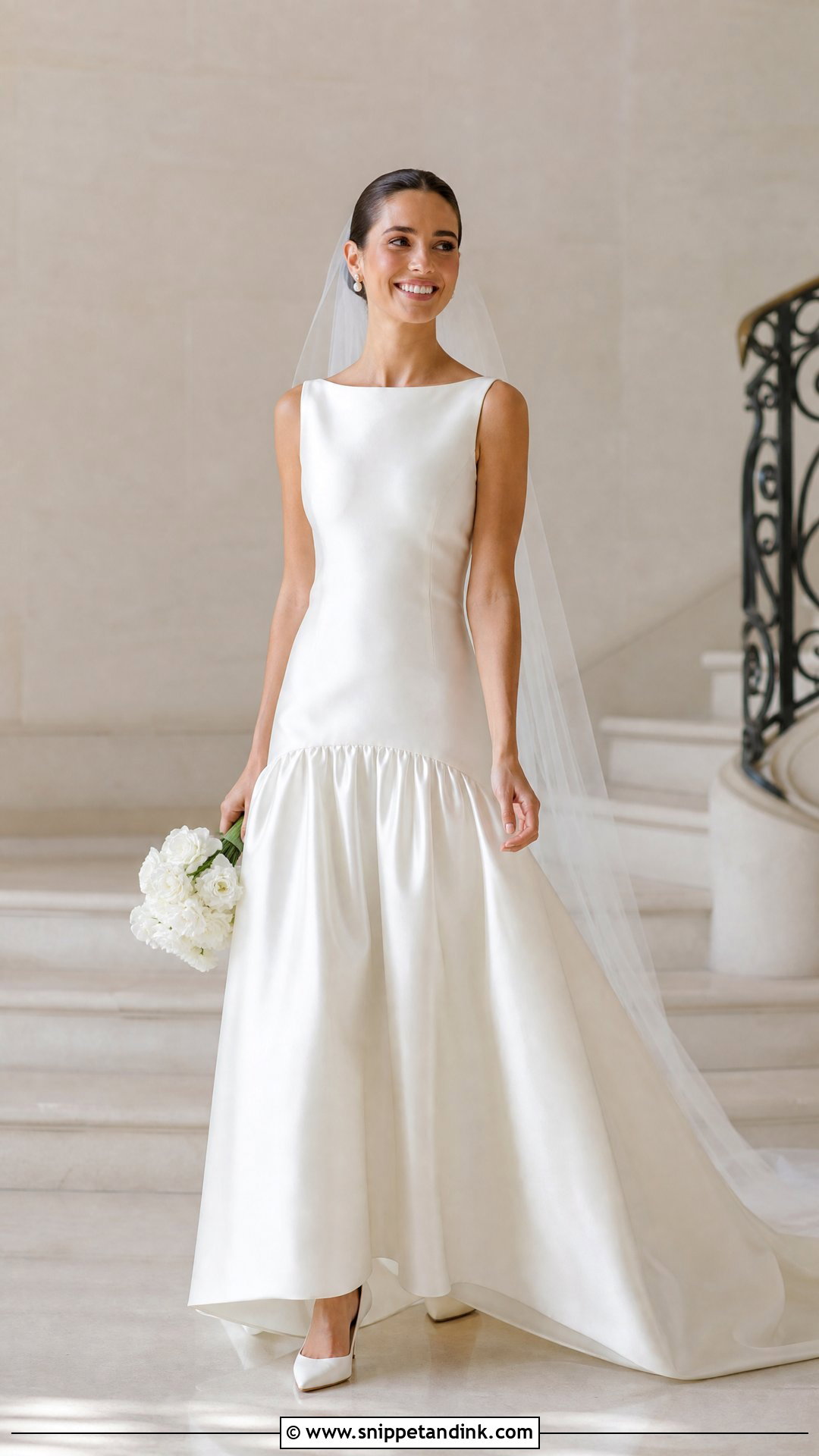Drop Waist Wedding Dress - Snippet and Ink - 25 Romantic Classy Elegant Wedding Dress Ideas