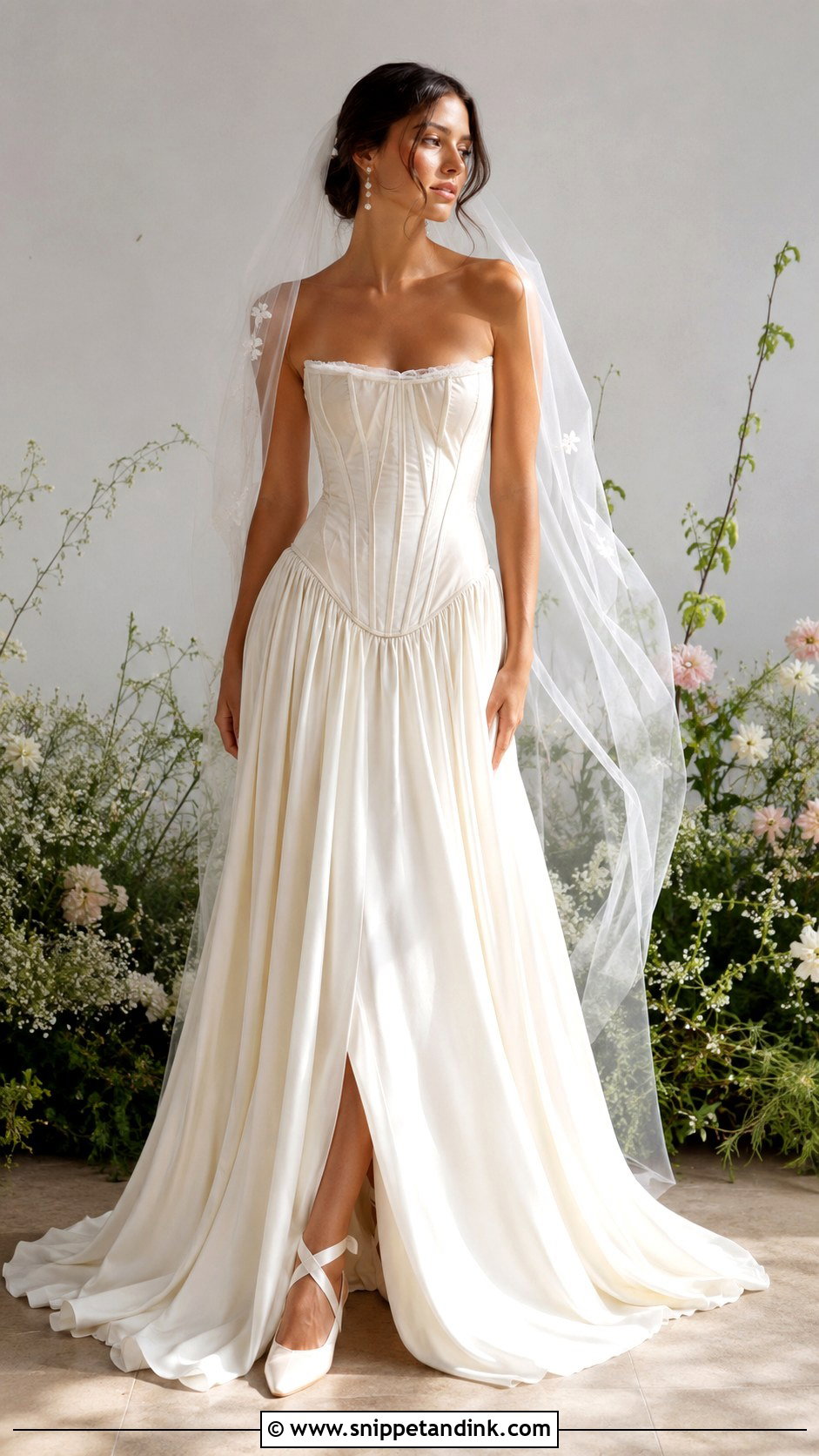 Drop Waist Wedding Dress - Snippet and Ink - 25 Special Wedding Dress Ideas