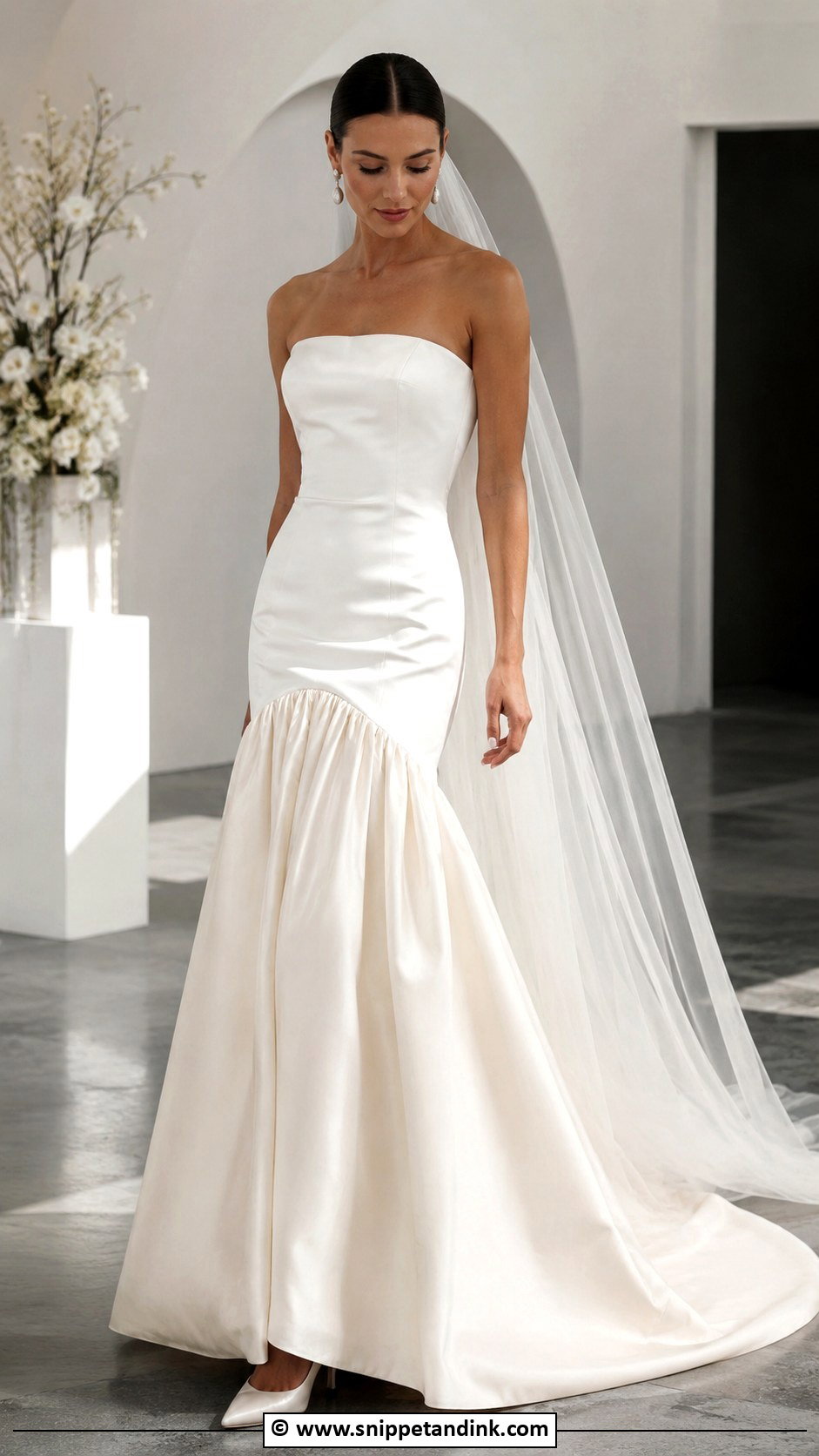 Drop Waist Wedding Dress - Snippet and Ink - 30 2 Piece Wedding Dress Ideas