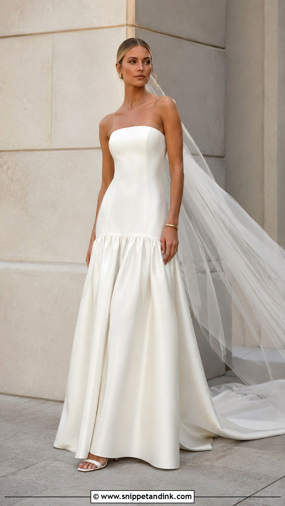 Drop Waist Wedding Dress - Snippet and Ink - 25 Wedding Dress for Bride Ideas