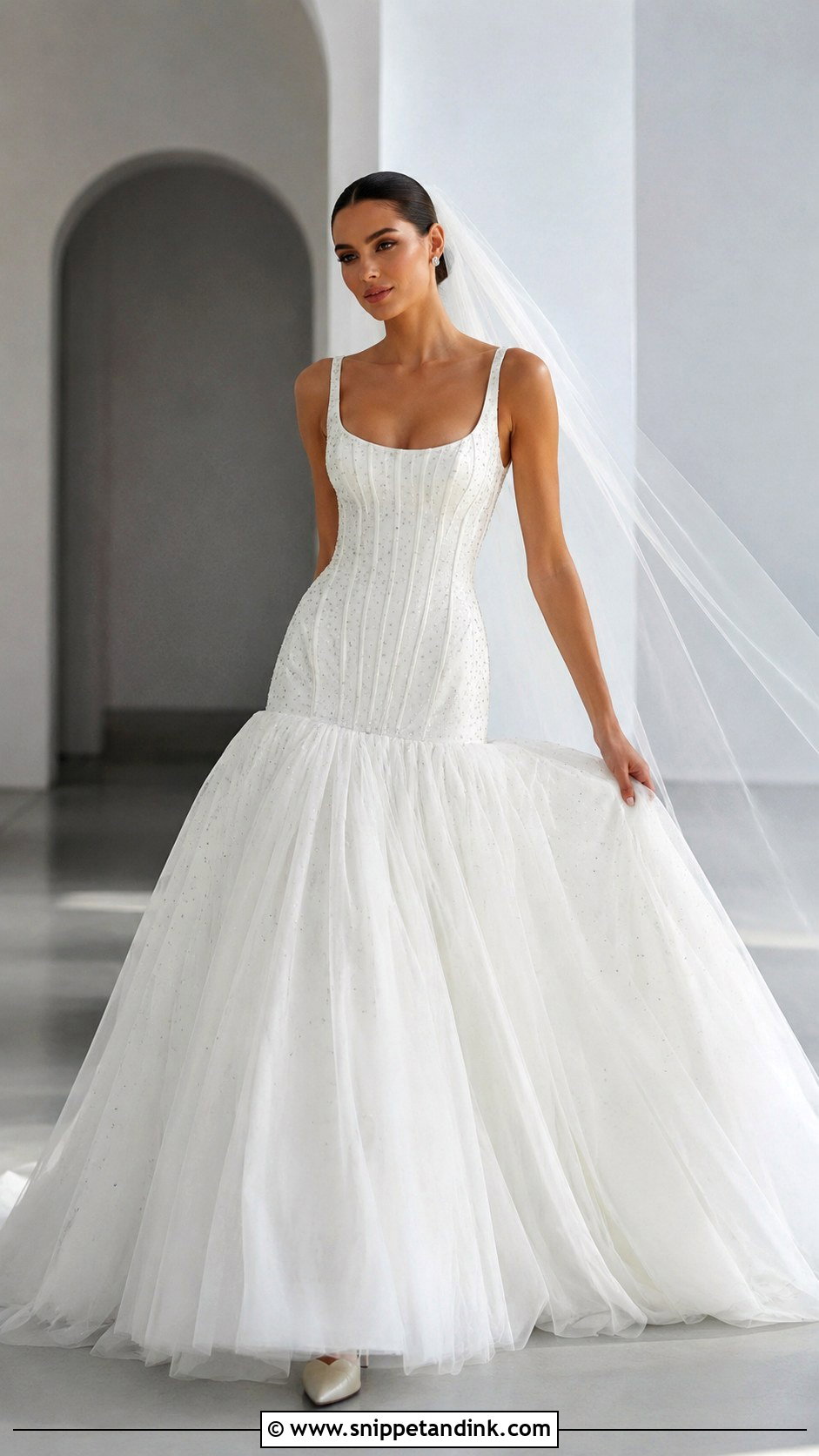 Drop Waist Wedding Dress Ballgown - Snippet and Ink - 20 Elegant Wedding Dress Ballgown Ideas