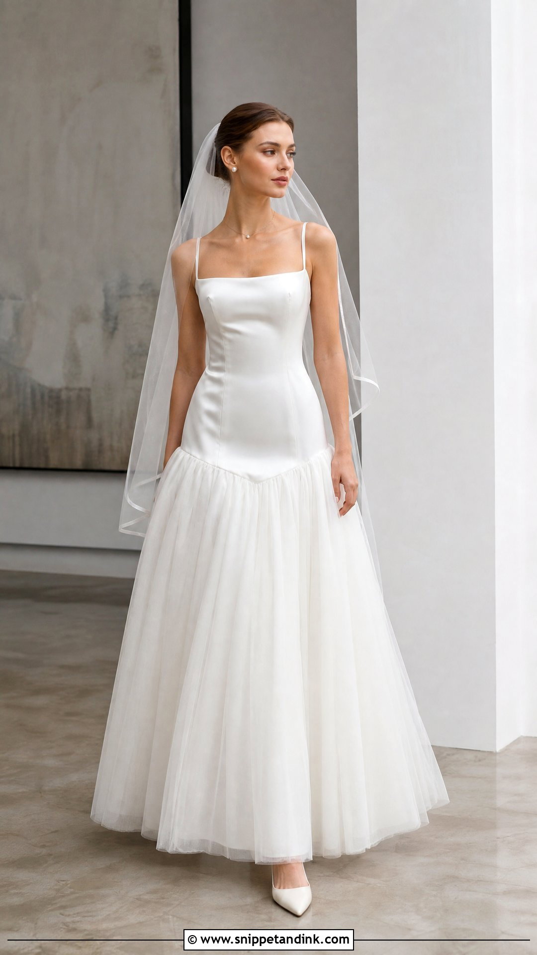 Drop Waist Wedding Dress Outfit - Snippet and Ink - 25 Wedding Dress Outfit Ideas