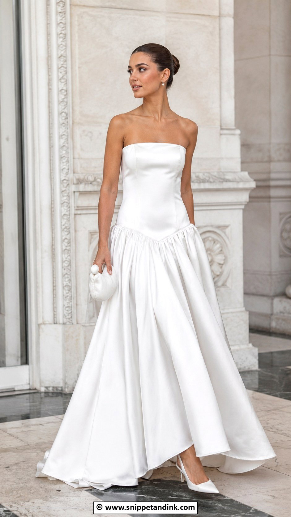 Drop Waist Wedding Dress - Snippet and Ink - 25 Bride 2025 Ideas