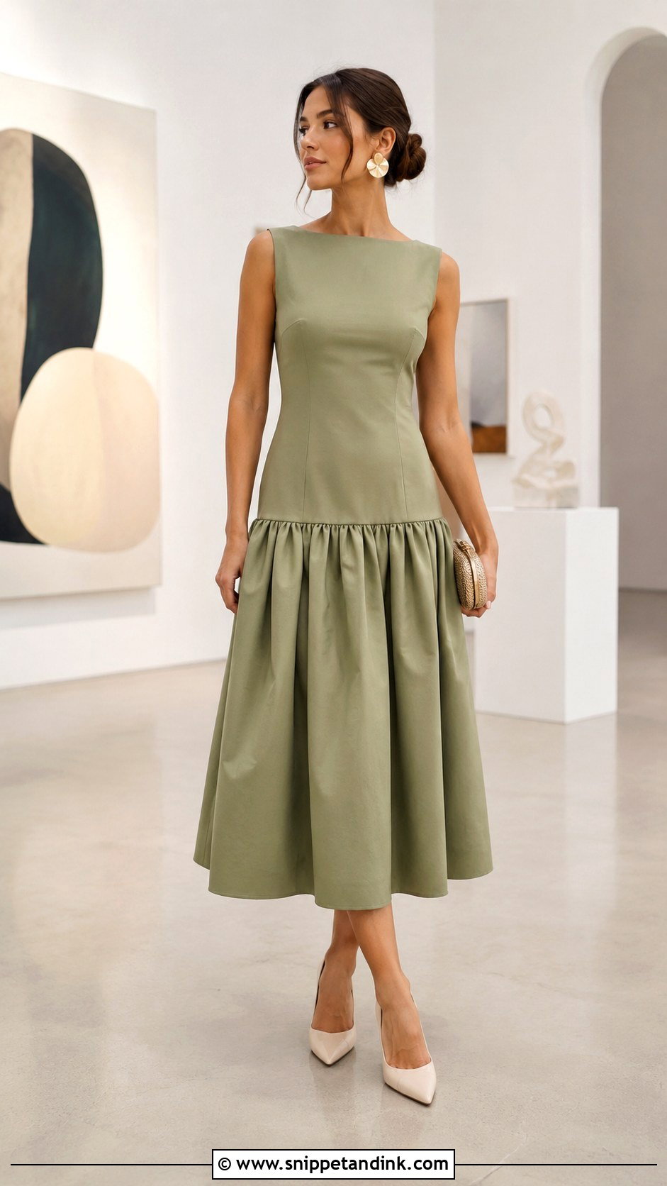 Drop Waist Wedding Frock - Snippet and Ink - 25 Wedding Frocks Ideas