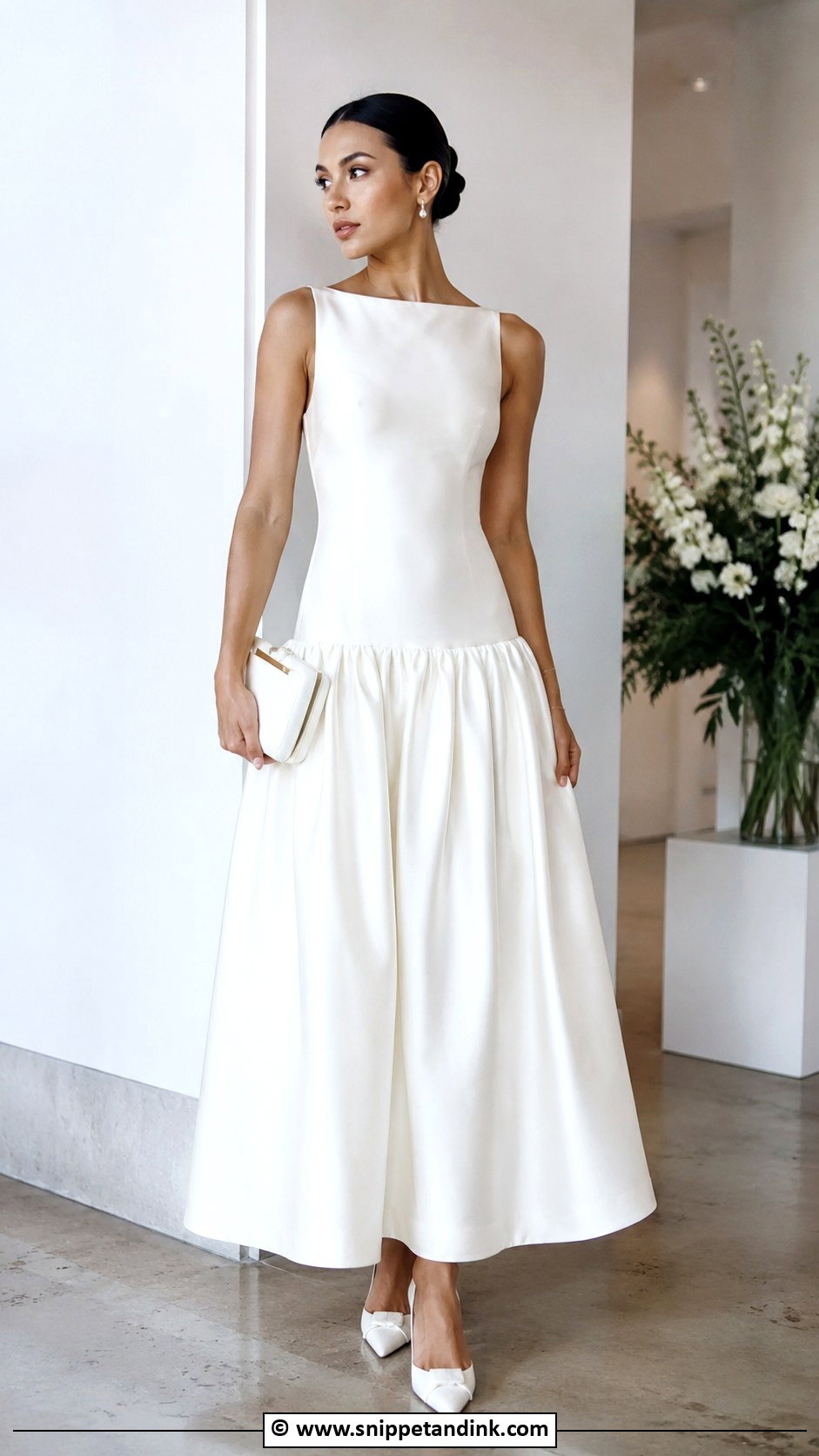 Drop Waist Wedding Frock - Snippet and Ink - 30 Wedding Frock Designs