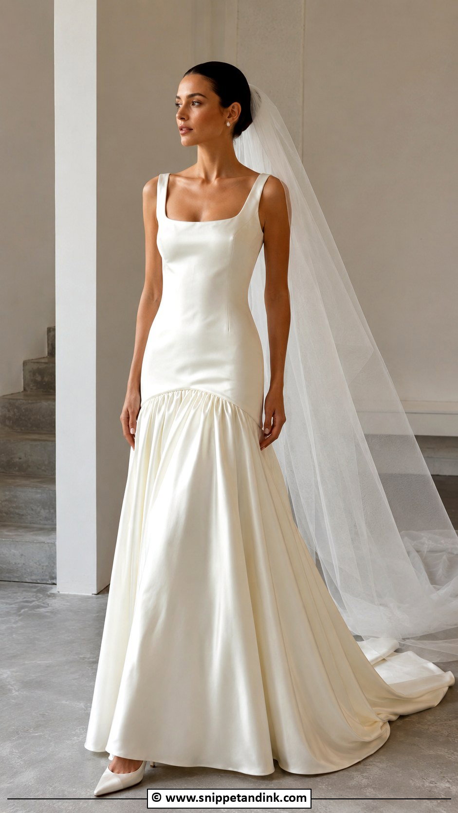 Drop Waist Wedding Gown - Snippet and Ink - 30 Classy Wedding Gown Ideas