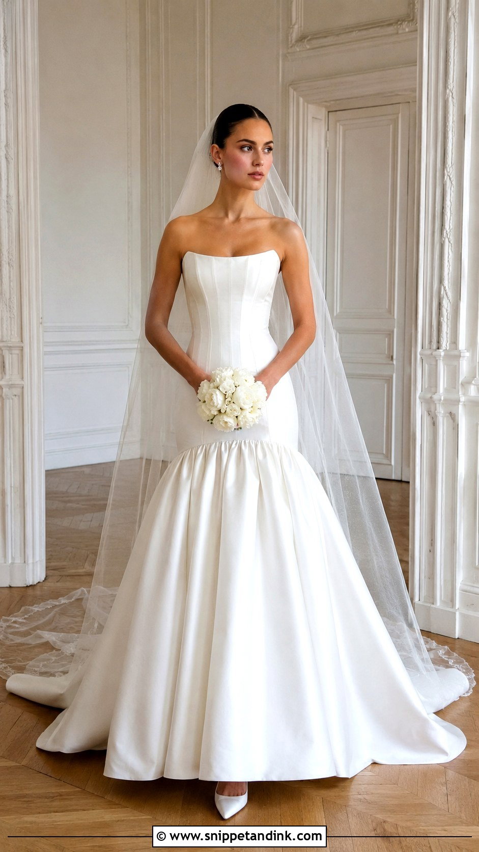 Drop Waist Wedding Gown - Snippet and Ink - 20 Haute Couture Wedding Gowns