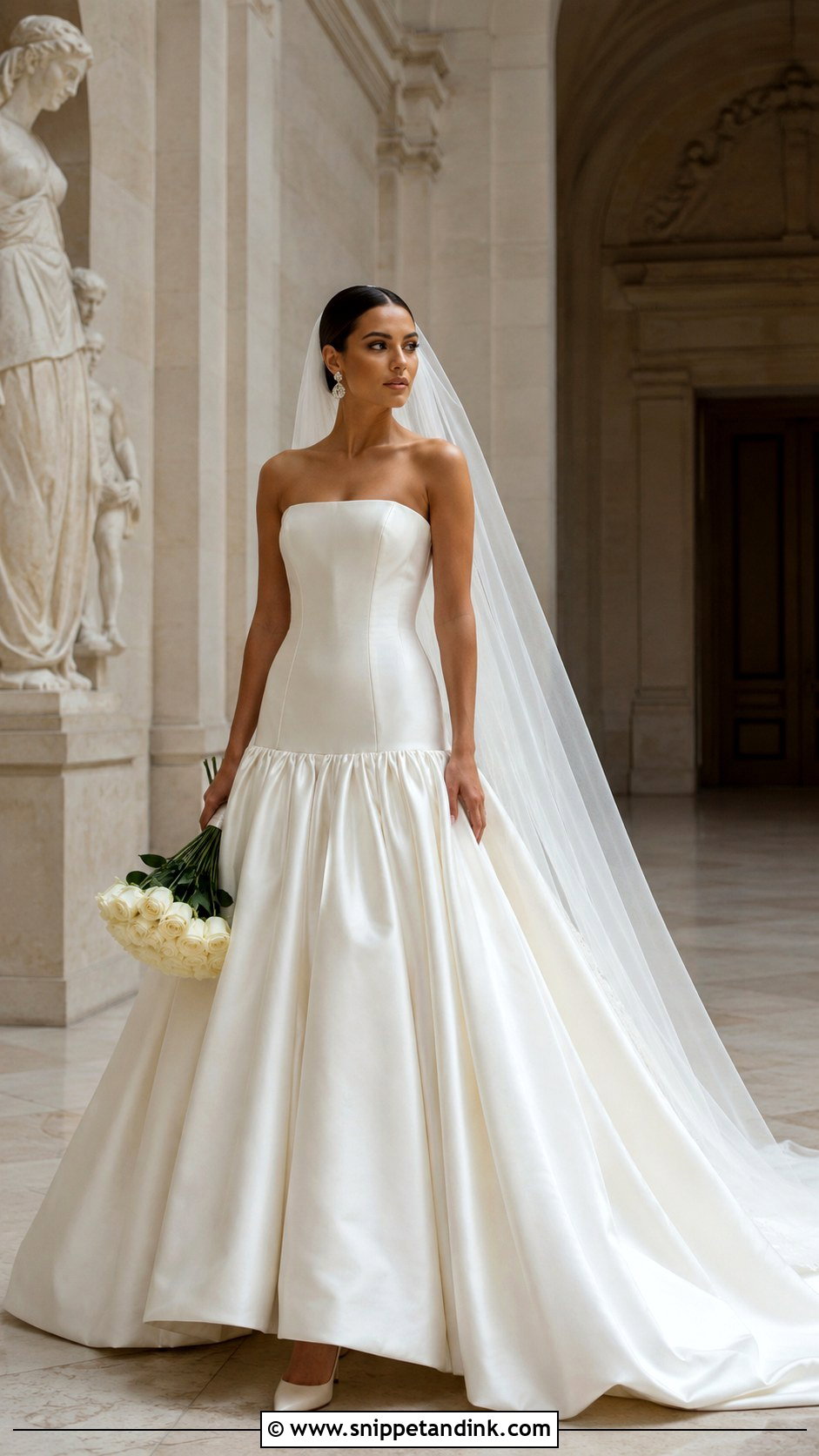 Dropped Waist Wedding Dress - Snippet and Ink - 20 Fairytale Wedding Dress Enchanted Ideas