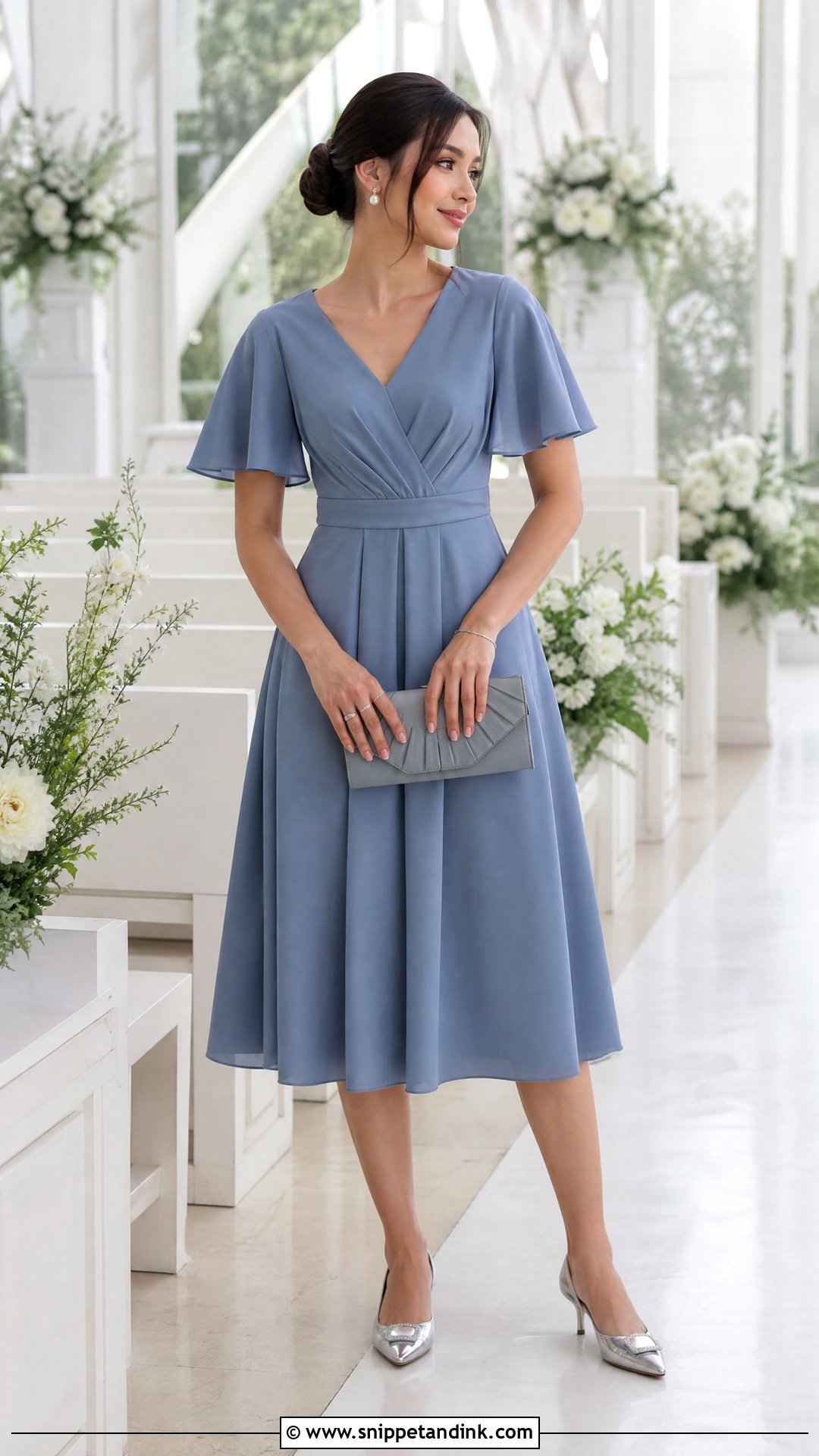 Dusty Blue Holy Matrimony Dress - Snippet and Ink - 25 Holy Matrimony Dress Ideas